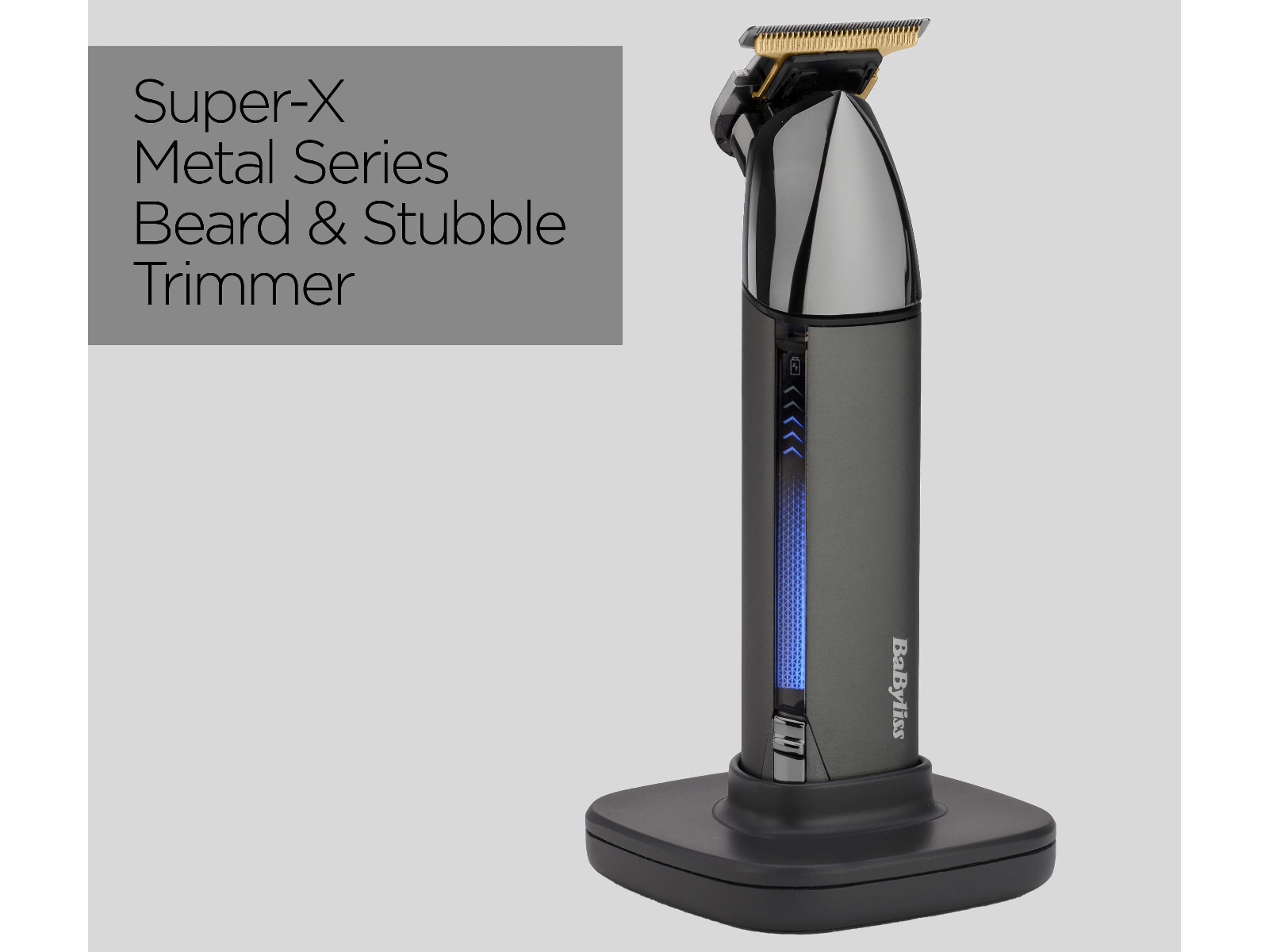 BaByliss Super X Metal Skægtrimmer (sort) Barbermaskine