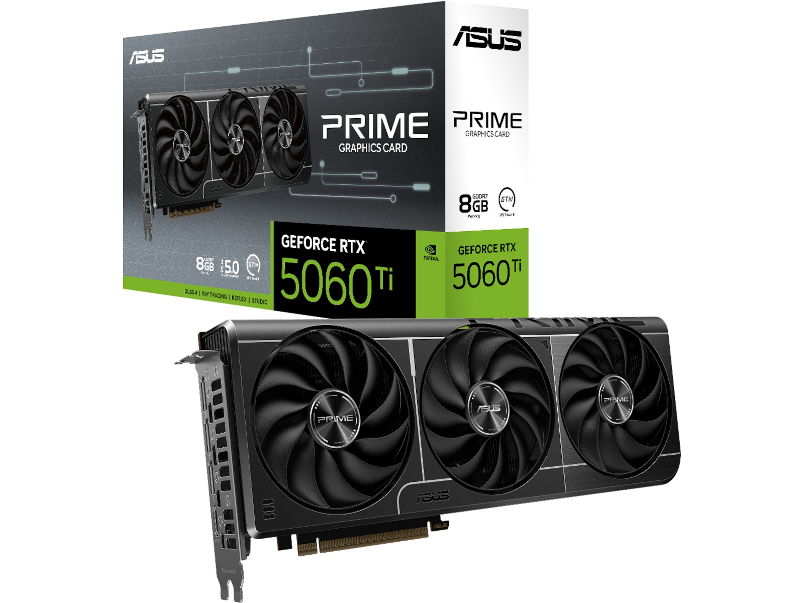 ASUS PRIME GeForce RTX 5060 Ti Grafikkort