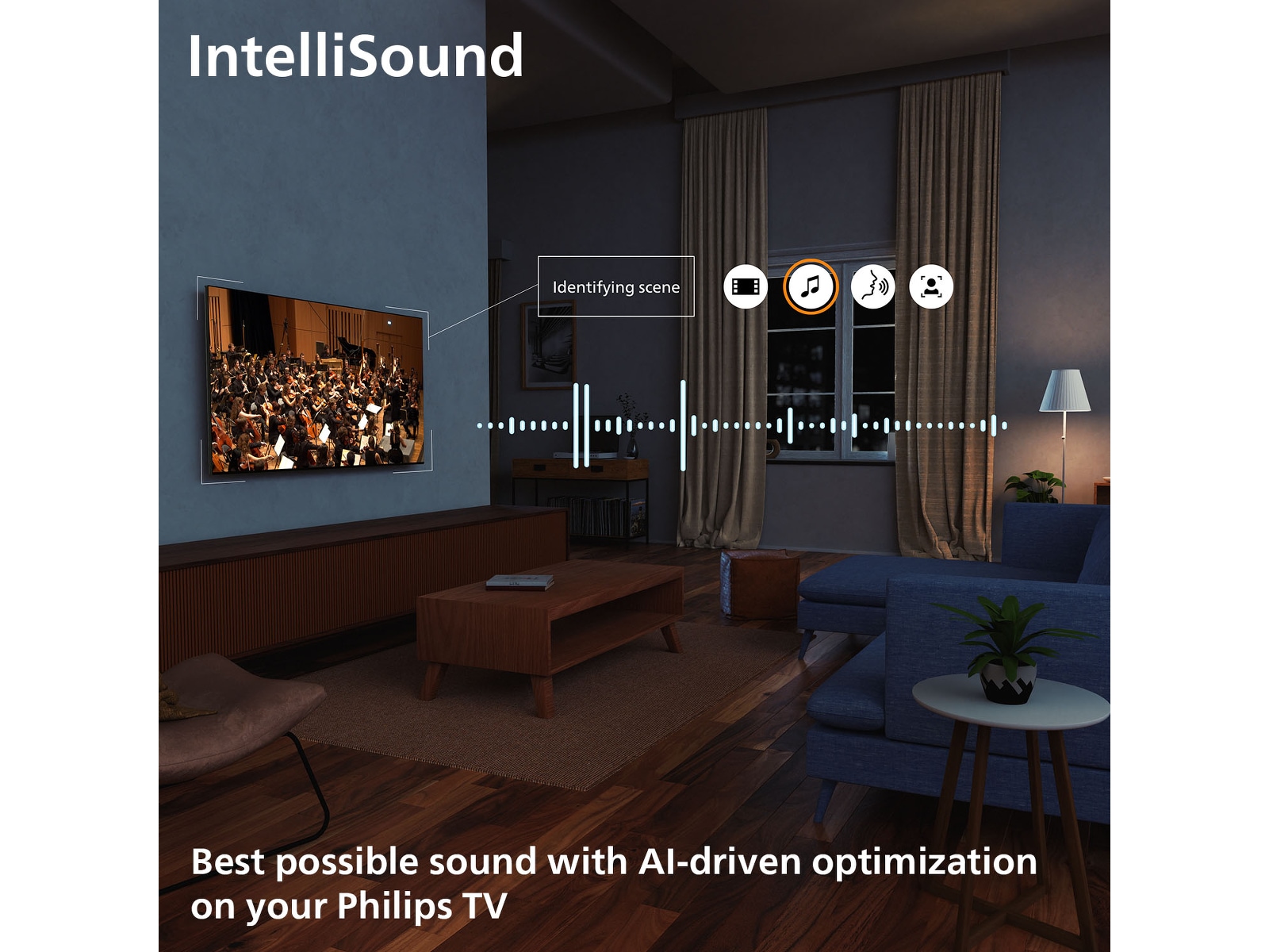 Philips 75" PUS7000/12 4K LED Smart TV (2025) 70 - 79 tommer TV
