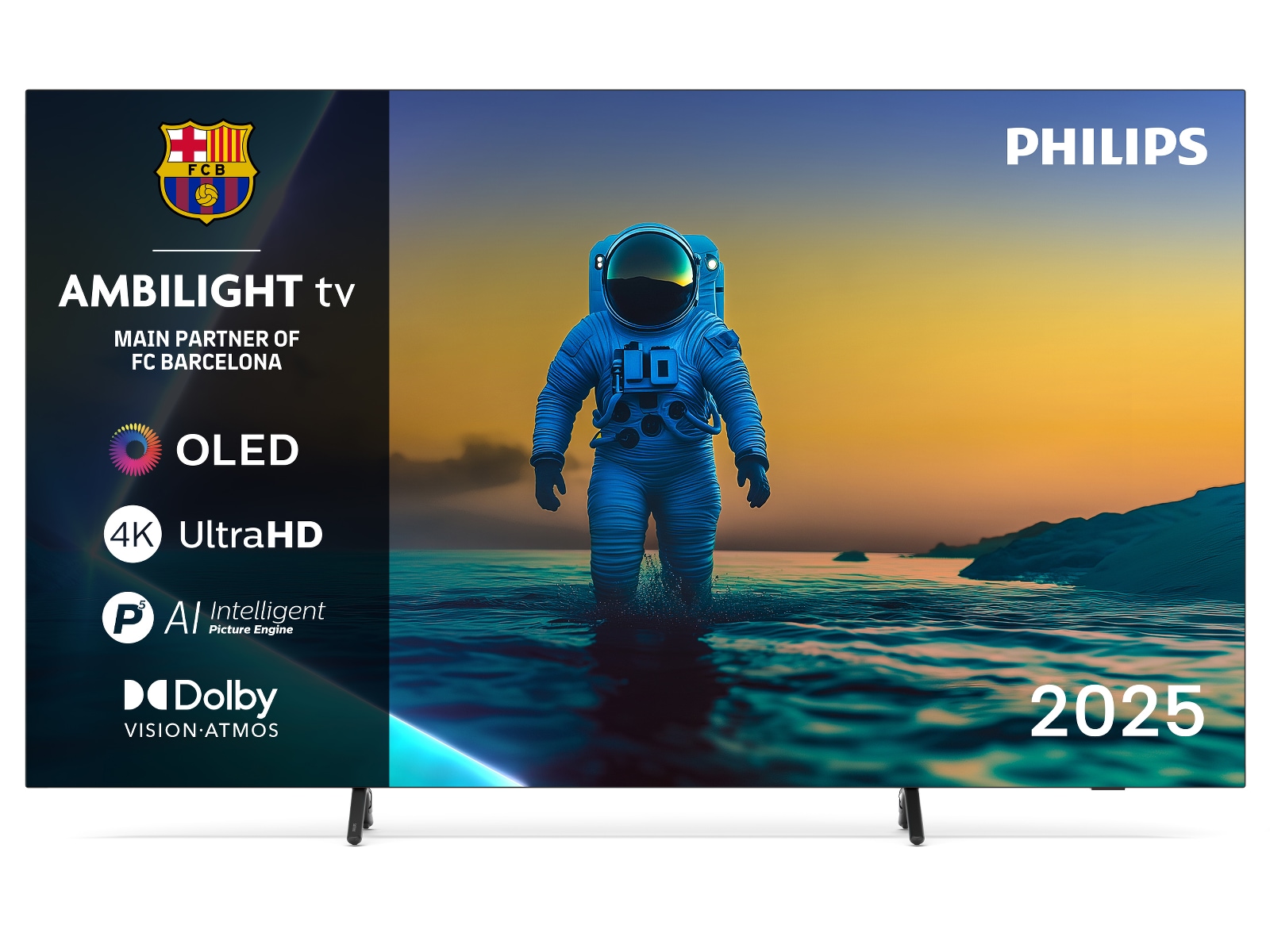 Philips 77" OLED810/12 OLED Smart Ambilight AI TV (2025) 70 - 79 tommer TV
