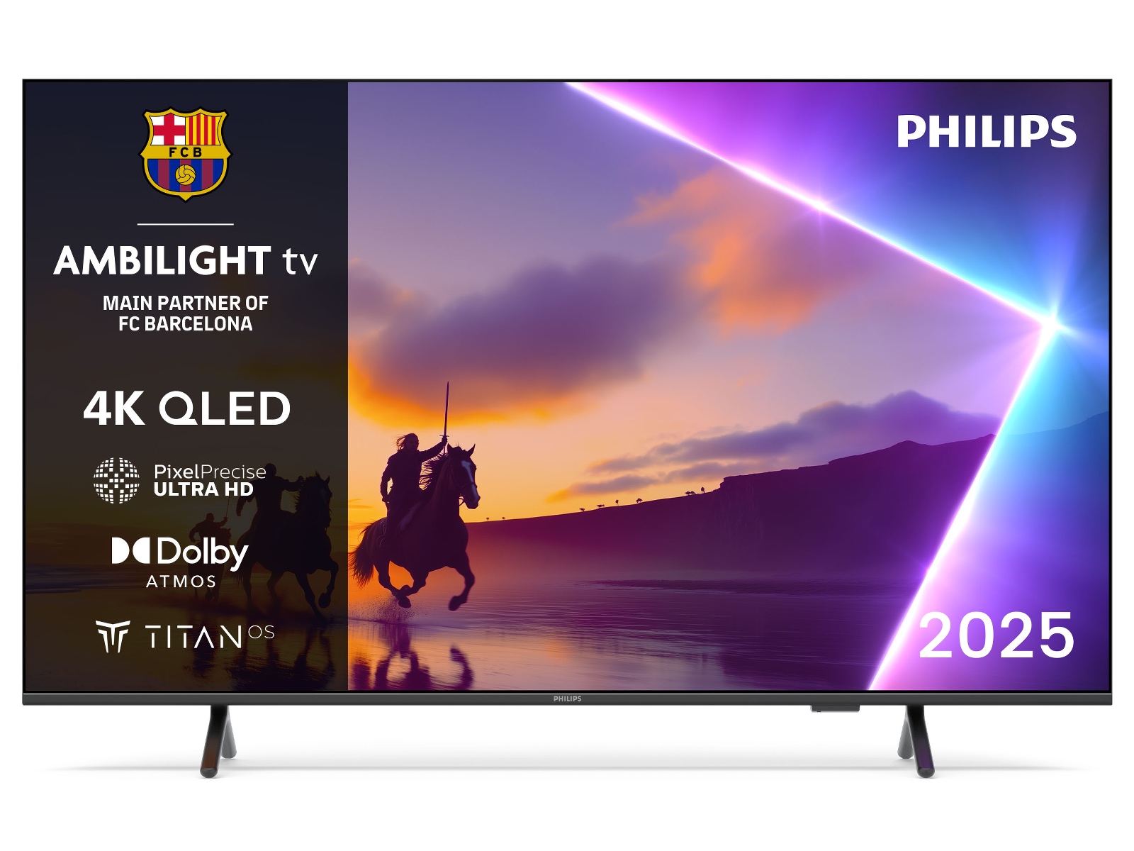 Philips 65" PUS8550/12 QLED Smart Ambilight TV (2025) 60 - 69 tommer TV