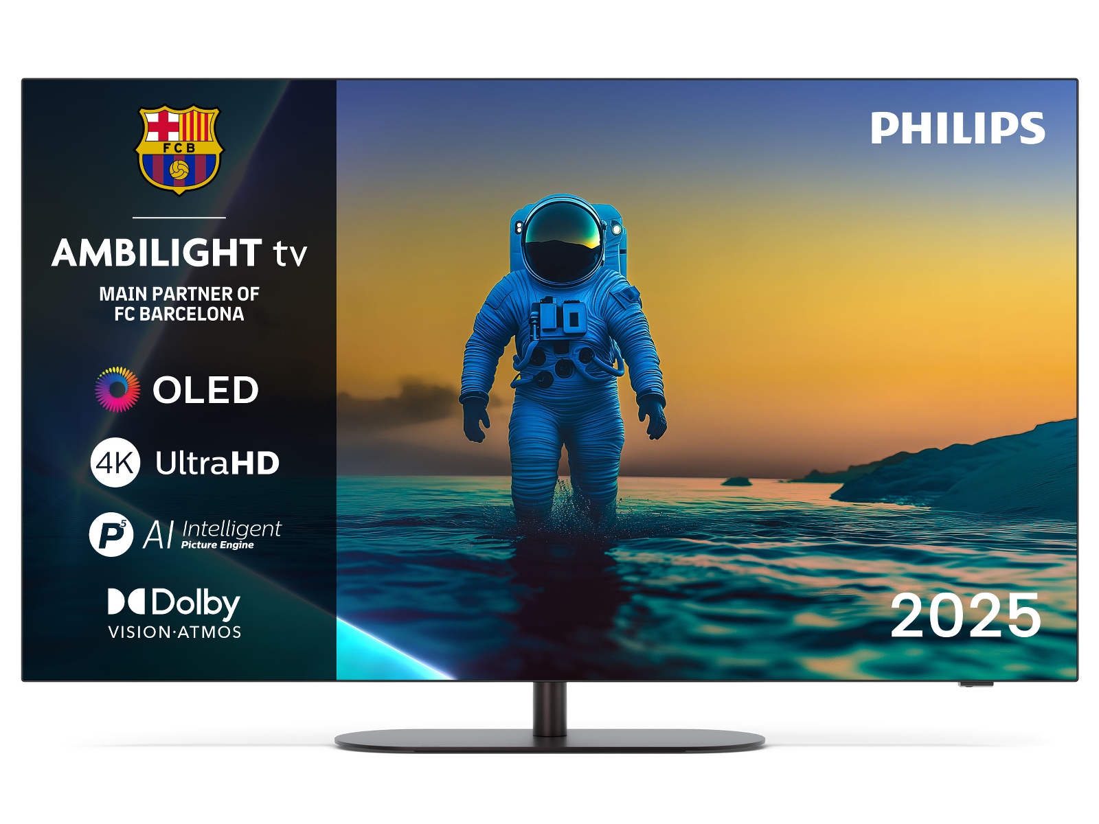 Philips 55" OLED810/12 OLED Smart Ambilight AI TV (2025) 50 - 59 tommer TV