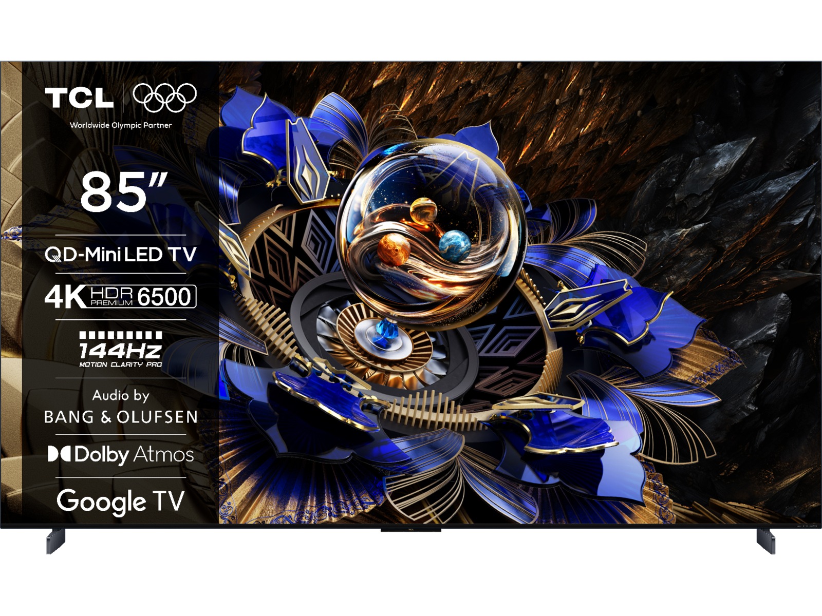 TCL 85" X11K Premium 4K QD-Mini LED Google TV Over 80 tommer TV