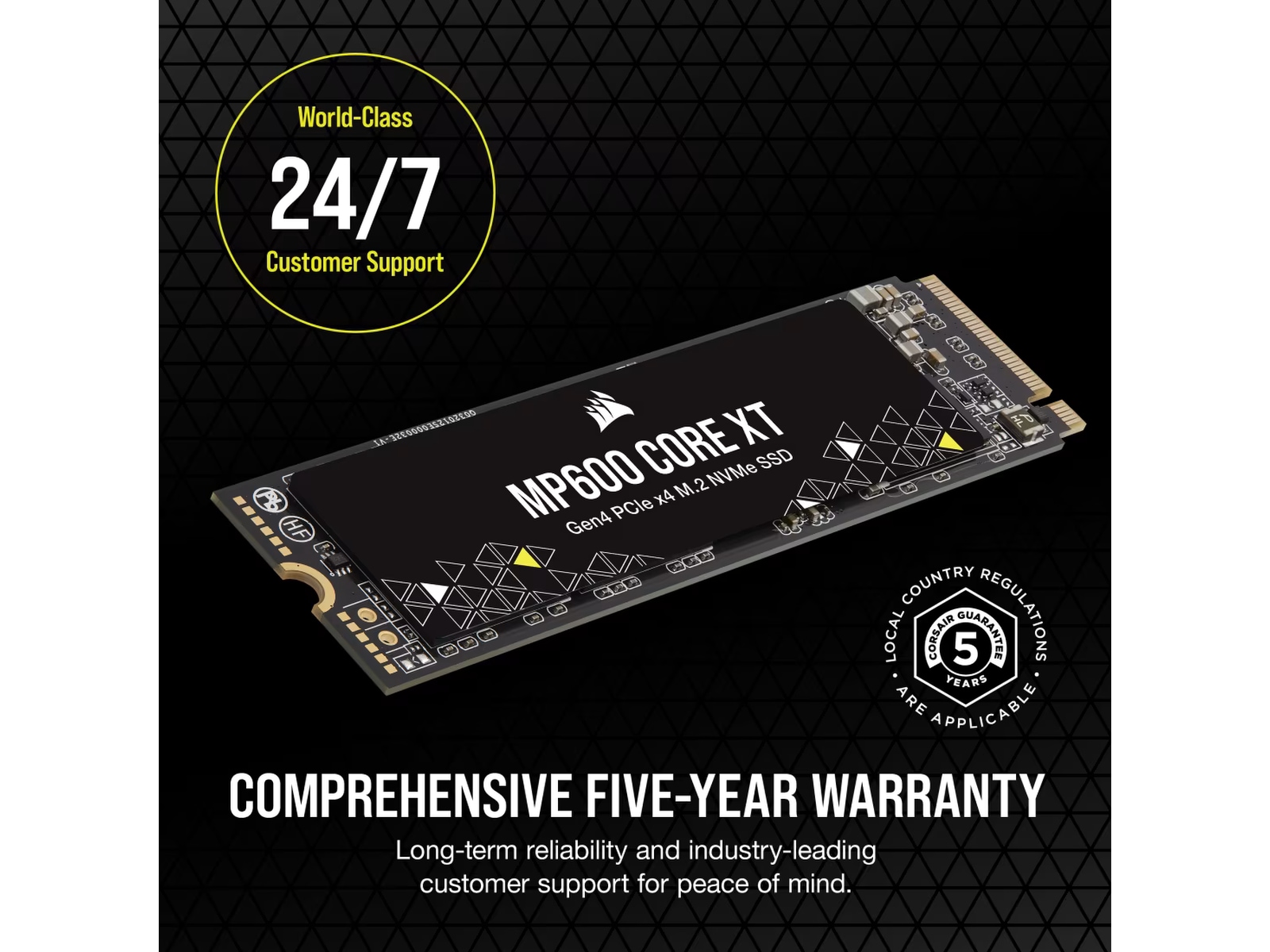 Corsair MP600 CORE XT NVMe PCIe M.2 SSD 2TB SSD M.2