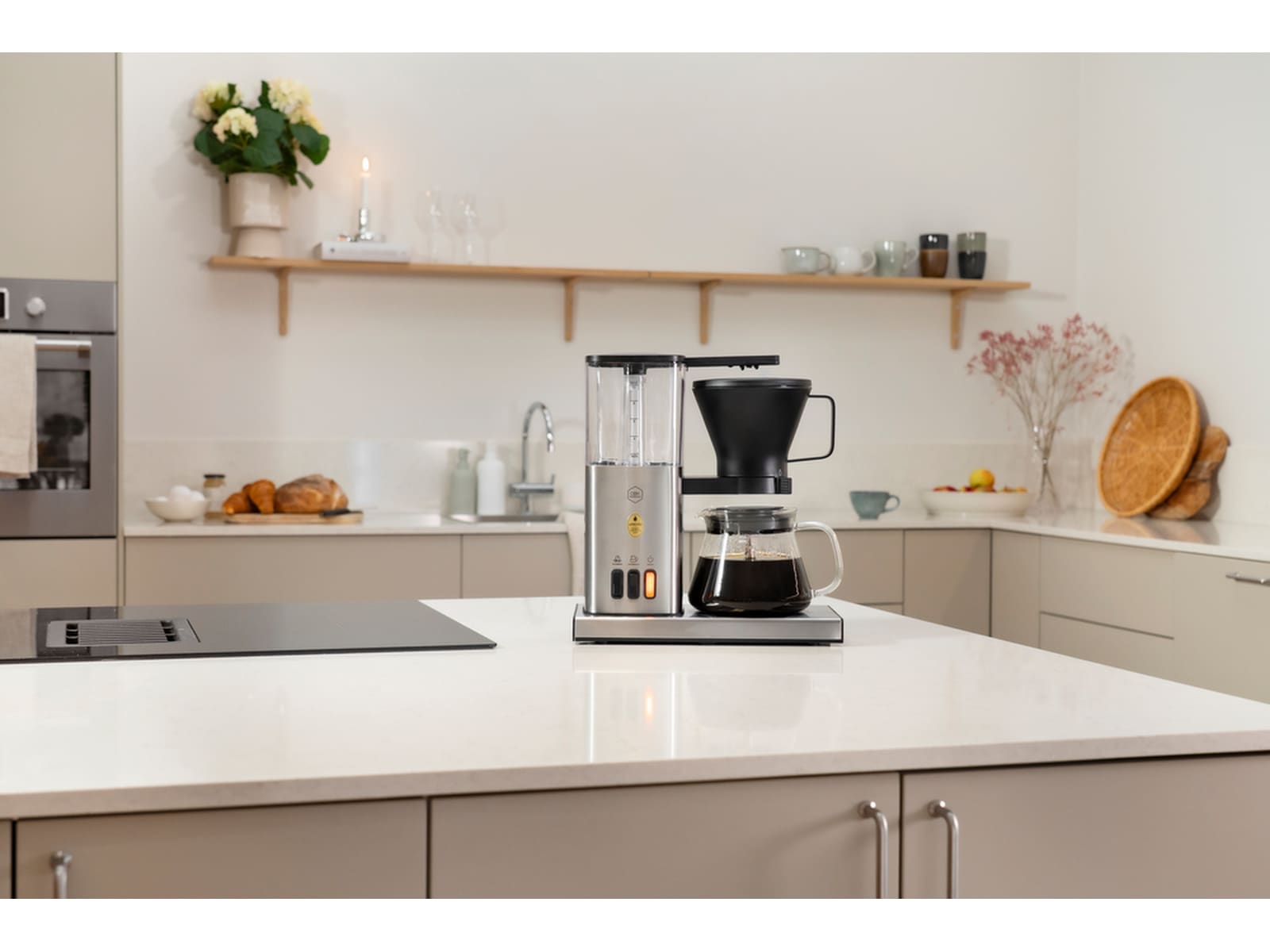 OBH Nordica Blooming Aroma 2426 Kaffemaskine (Sølv) Kaffemaskiner