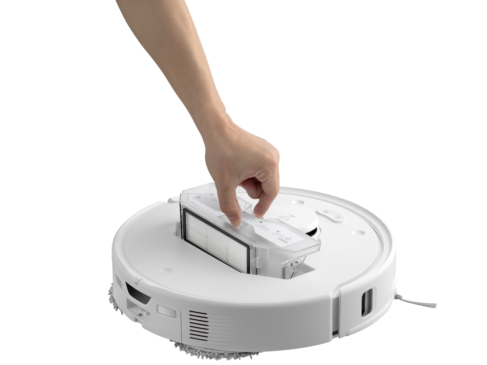 Roborock Qrevo Edge 5V1 Robotstøvsuger (hvid) Robotstøvsugere