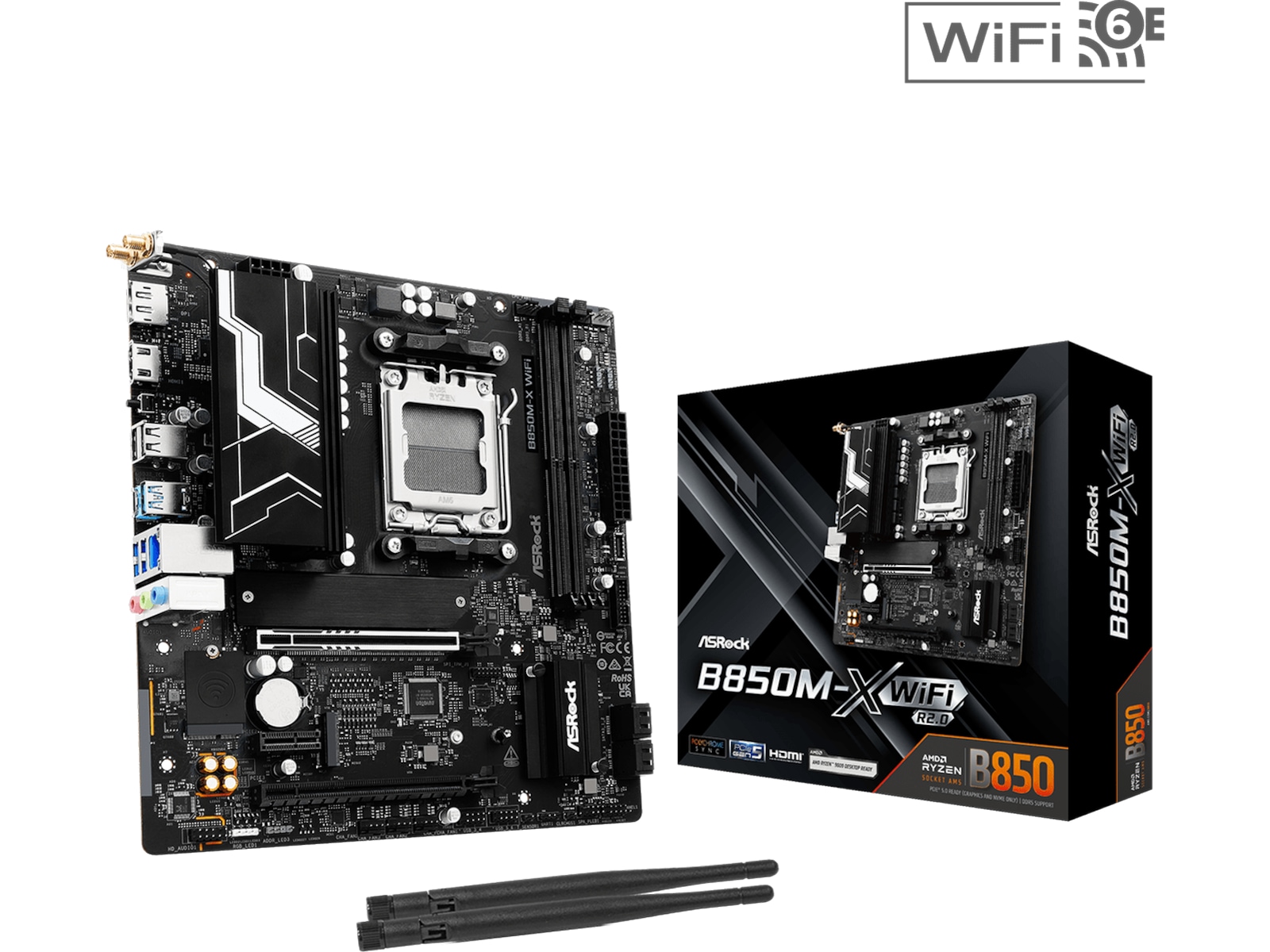 ASRock B850M-X WIFI R2.0 Bundkort AMD Socket