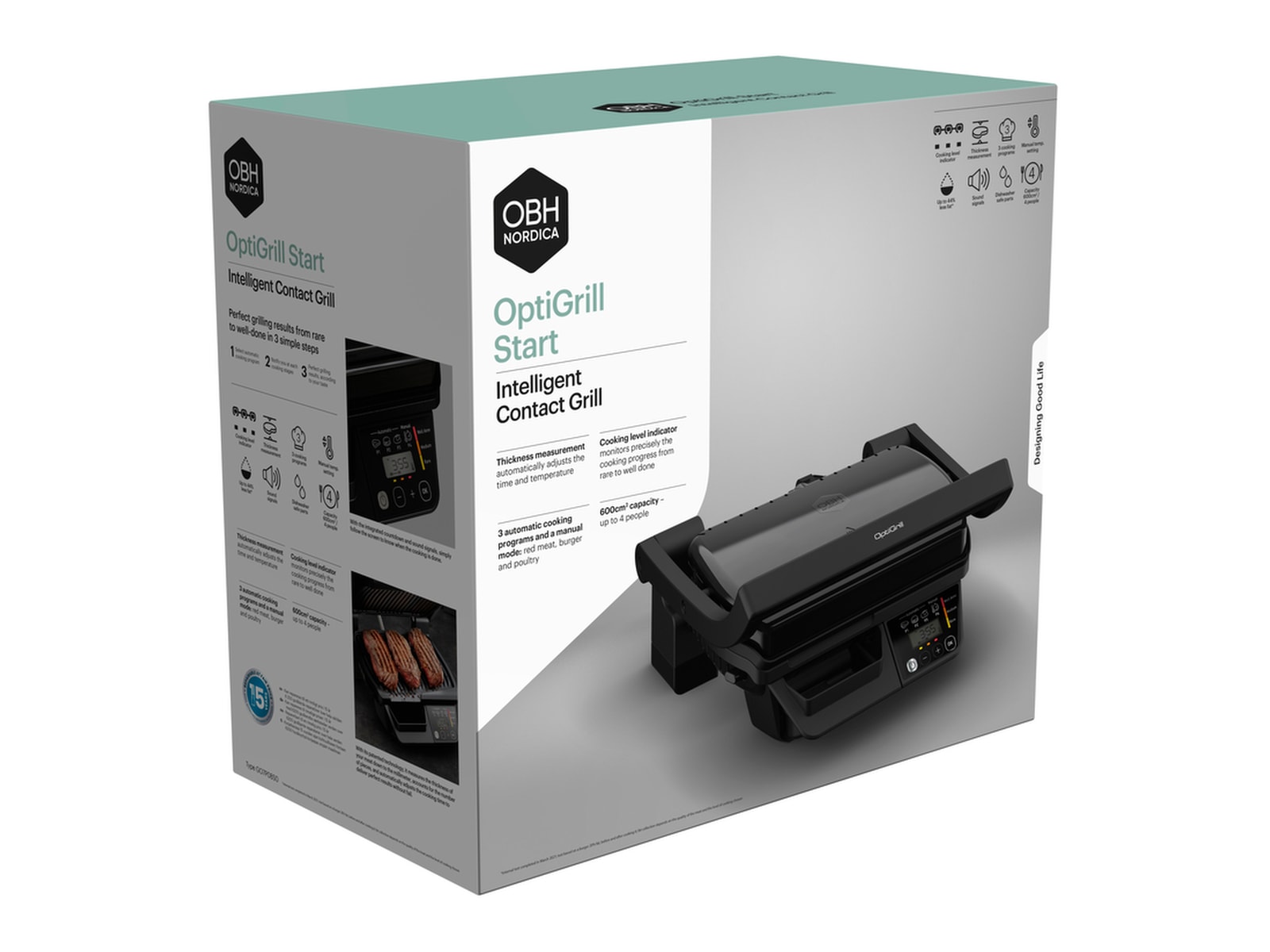 OBH Nordica OptiGrill Andet køkkenudstyr