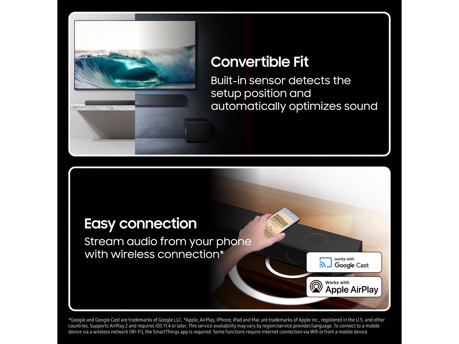 Samsung HW-QS710F soundbar med subwoofer (2025) Soundbars