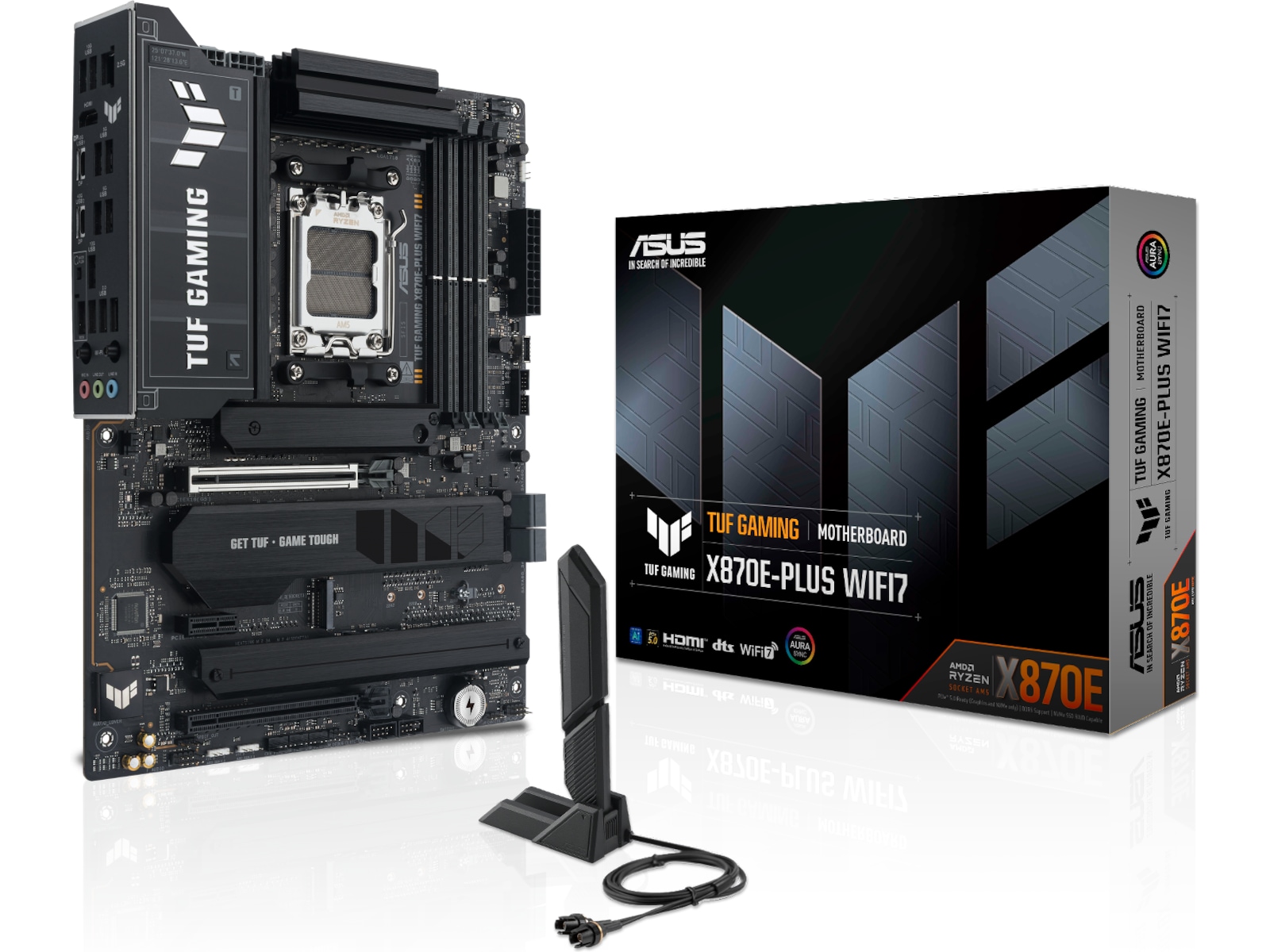 Asus TUF Gaming X870E-PLUS WIFI7 Bundkort AMD Socket