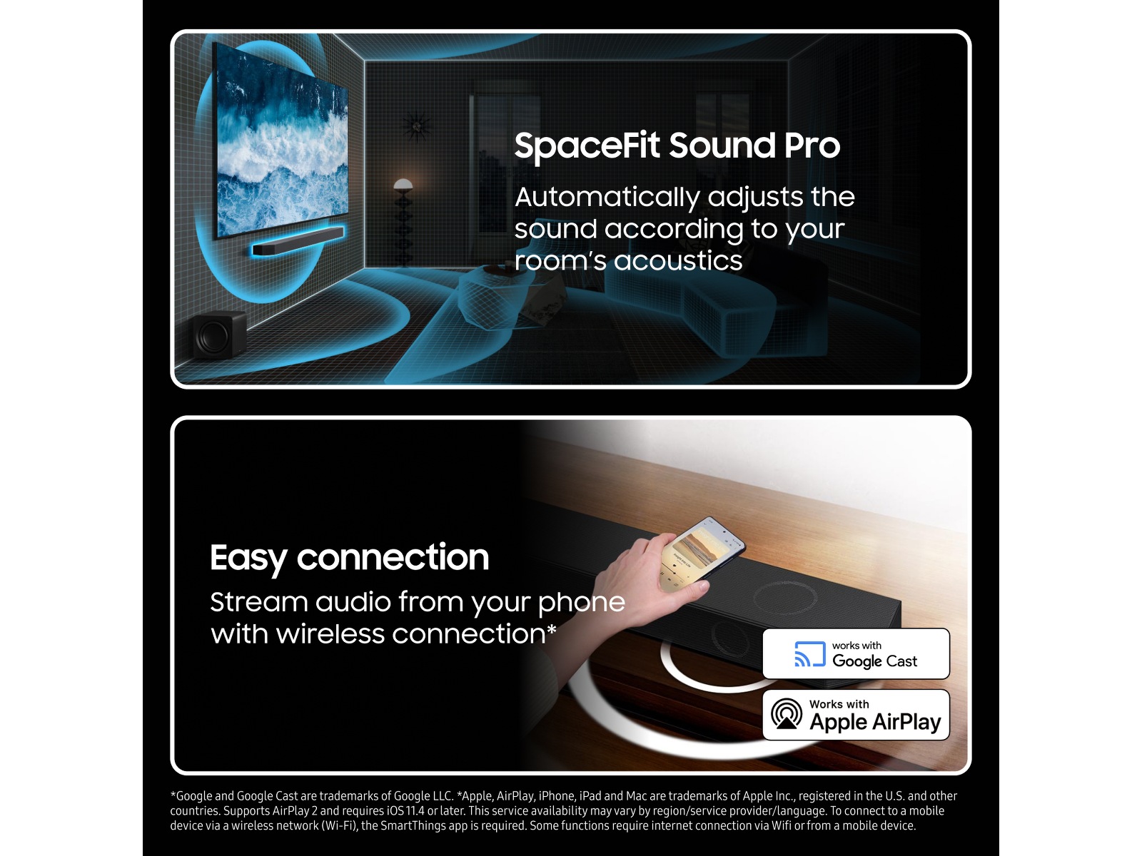 Samsung HW-Q995F soundbar med subwoofer (2025) Soundbars