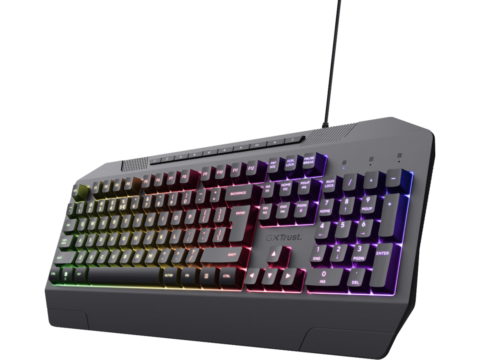 Trust GTX 836 Evocx Illuminated Gamingtastatur Gamingkeyboard