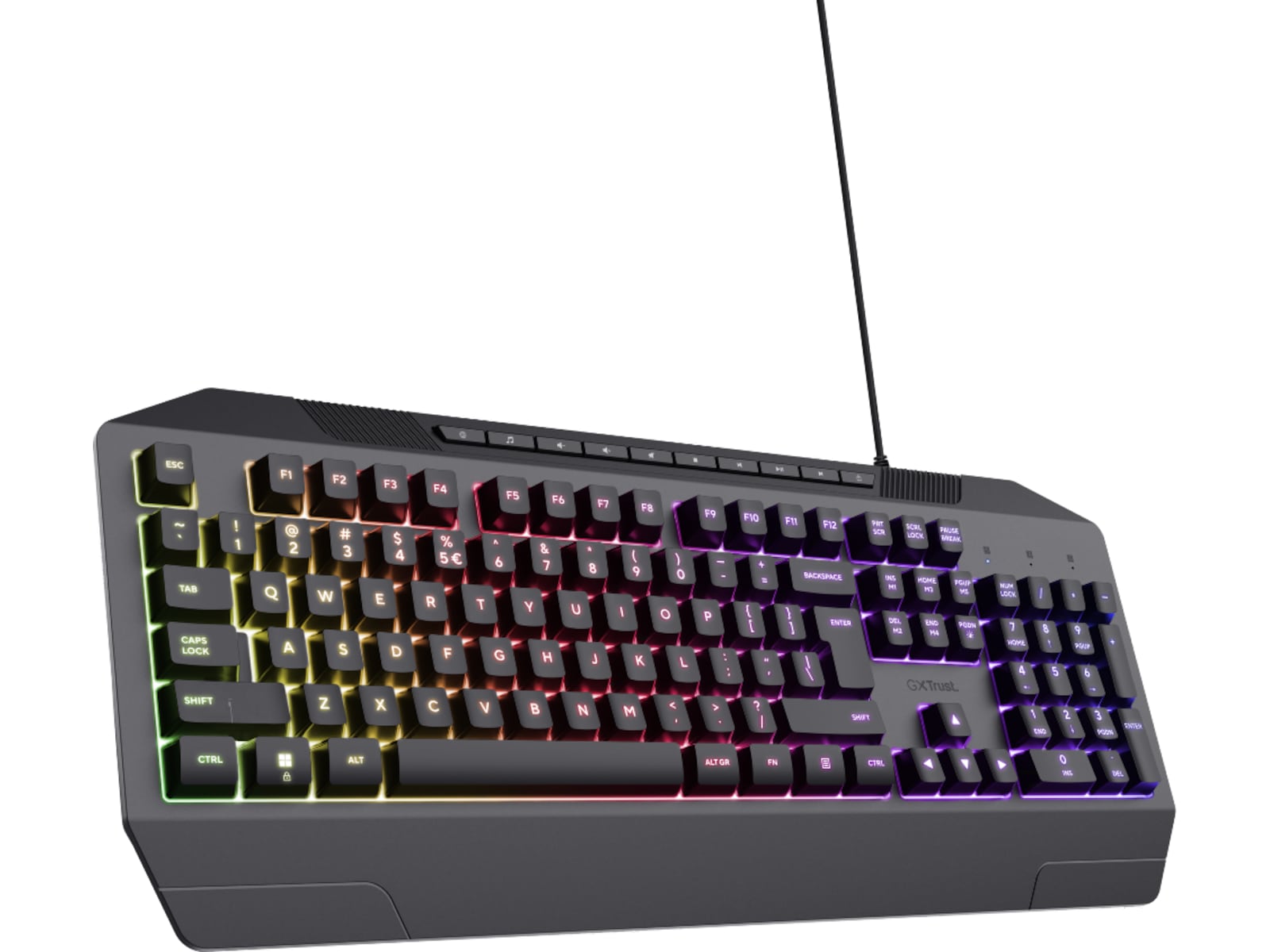 Trust GTX 836 Evocx Illuminated Gamingtastatur Gamingkeyboard