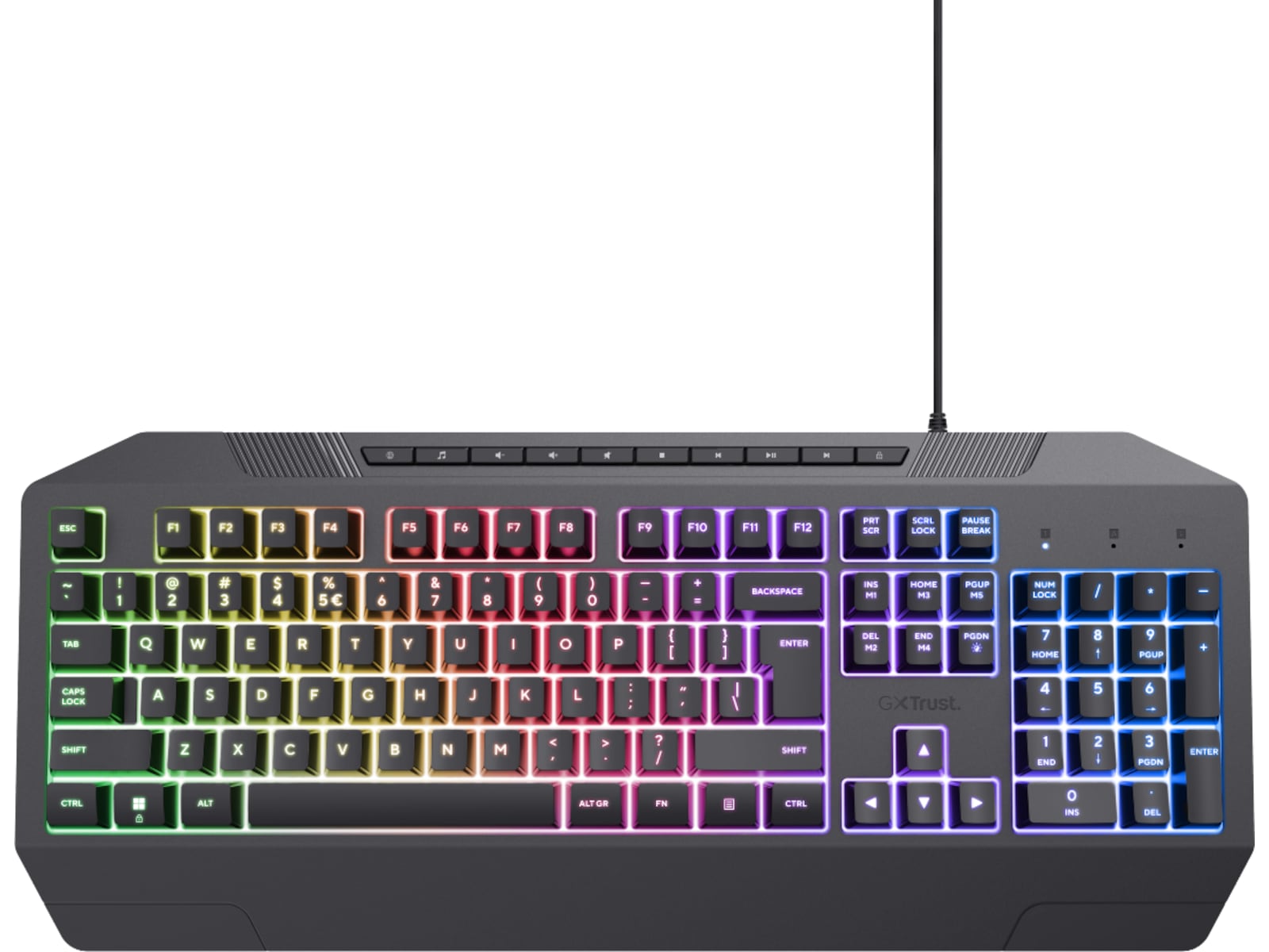 Trust GTX 836 Evocx Illuminated Gamingtastatur Gamingkeyboard