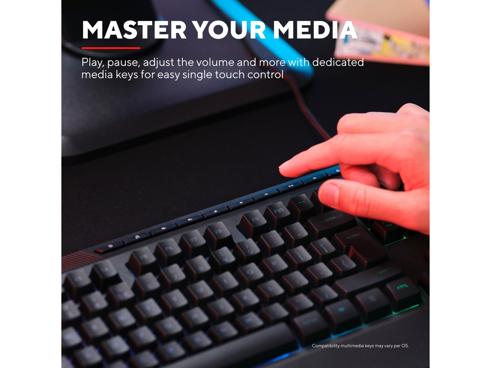 Trust GTX 836 Evocx Illuminated Gamingtastatur Gamingkeyboard