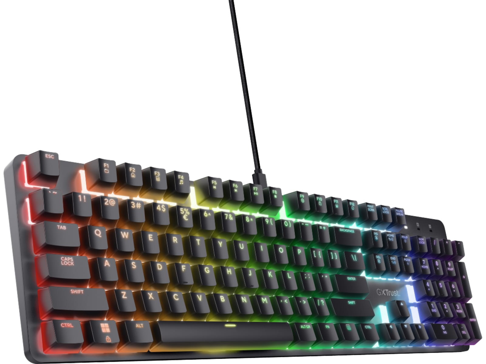 Trust GXT 871 Zora Mekanisk Gamingtastatur Gamingkeyboard