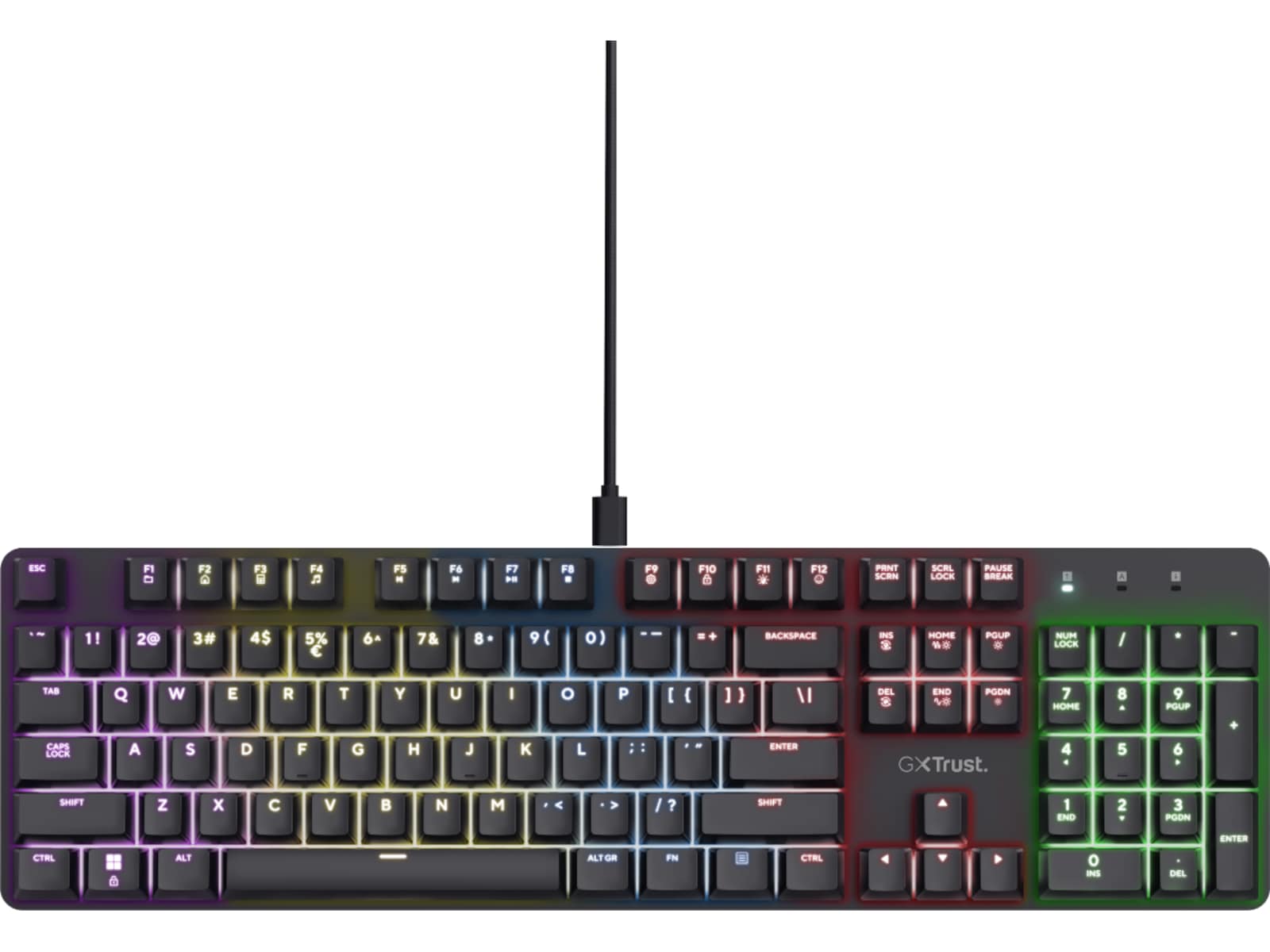 Trust GXT 871 Zora Mekanisk Gamingtastatur Gamingkeyboard