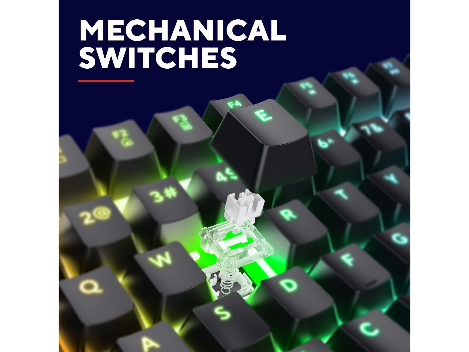 Trust GXT 871 Zora Mekanisk Gamingtastatur Gamingkeyboard