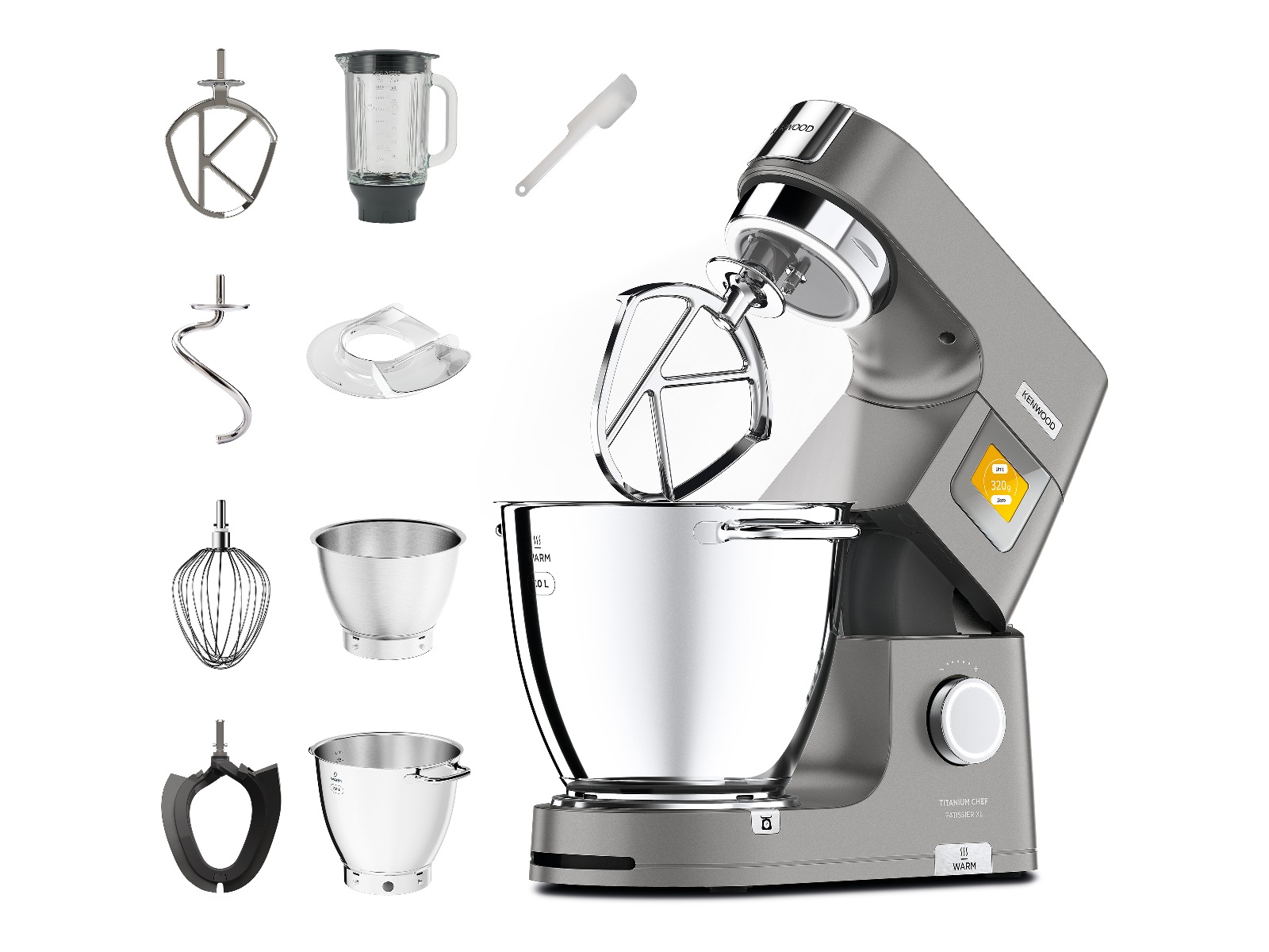 Kenwood Titanium Chef Patissier XL foodprocessor Køkkenmaskiner