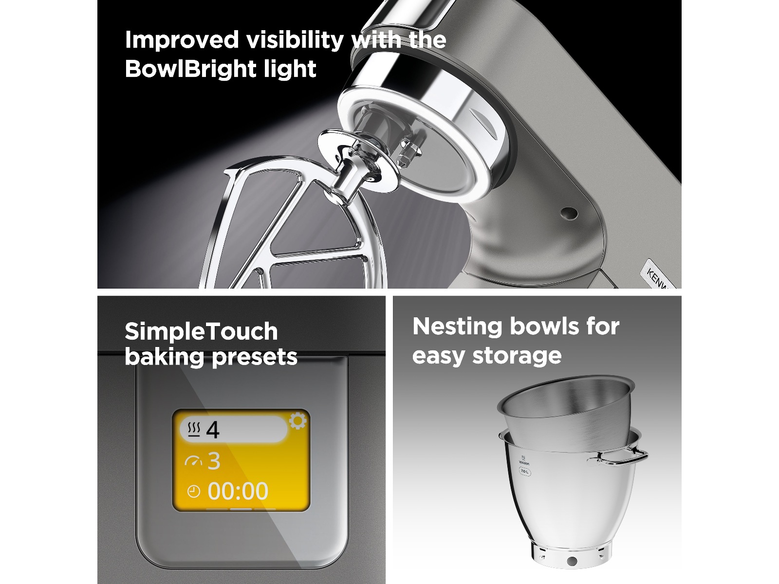 Kenwood Titanium Chef Patissier XL foodprocessor Køkkenmaskiner