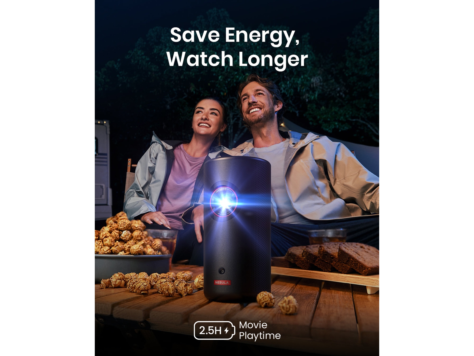 Anker Nebula Capsule 3 laserprojektor (sort) Projektorer