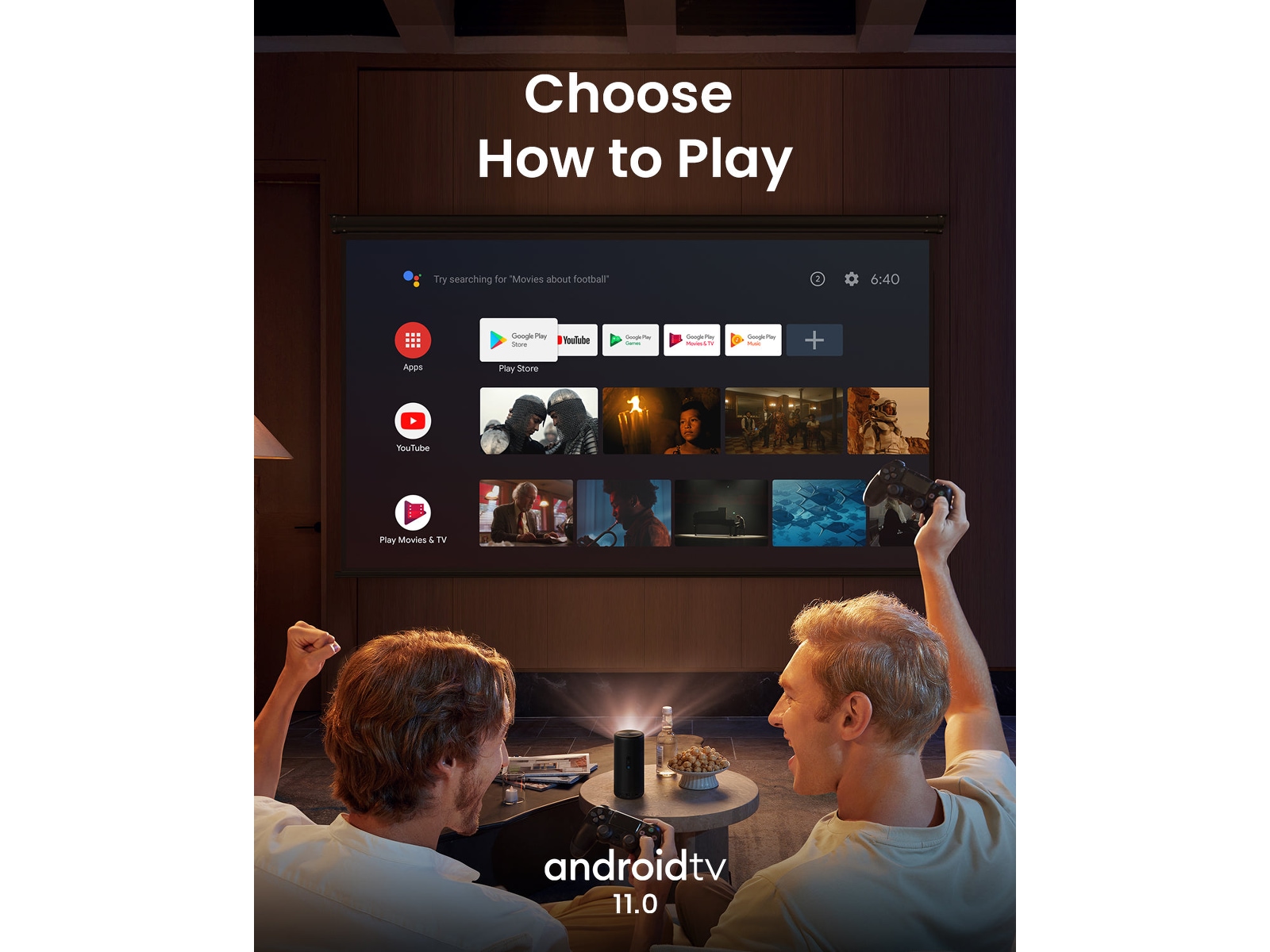 Anker Nebula Capsule 3 laserprojektor (sort) Projektorer