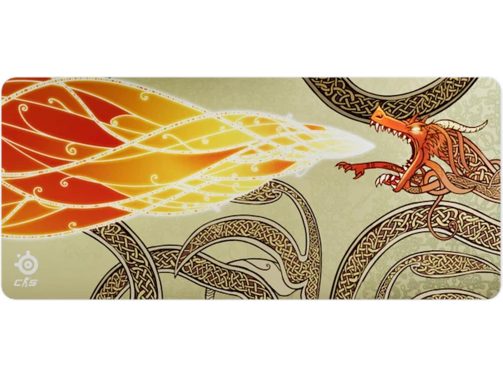 SteelSeries Qck XXL CS2 Dragon Lore Musemåtte Gamingmusemåtte