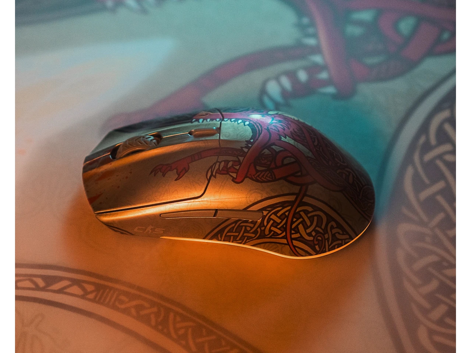 SteelSeries CS2 Dragon Lore Trådløs Gamingmus Gamingmus