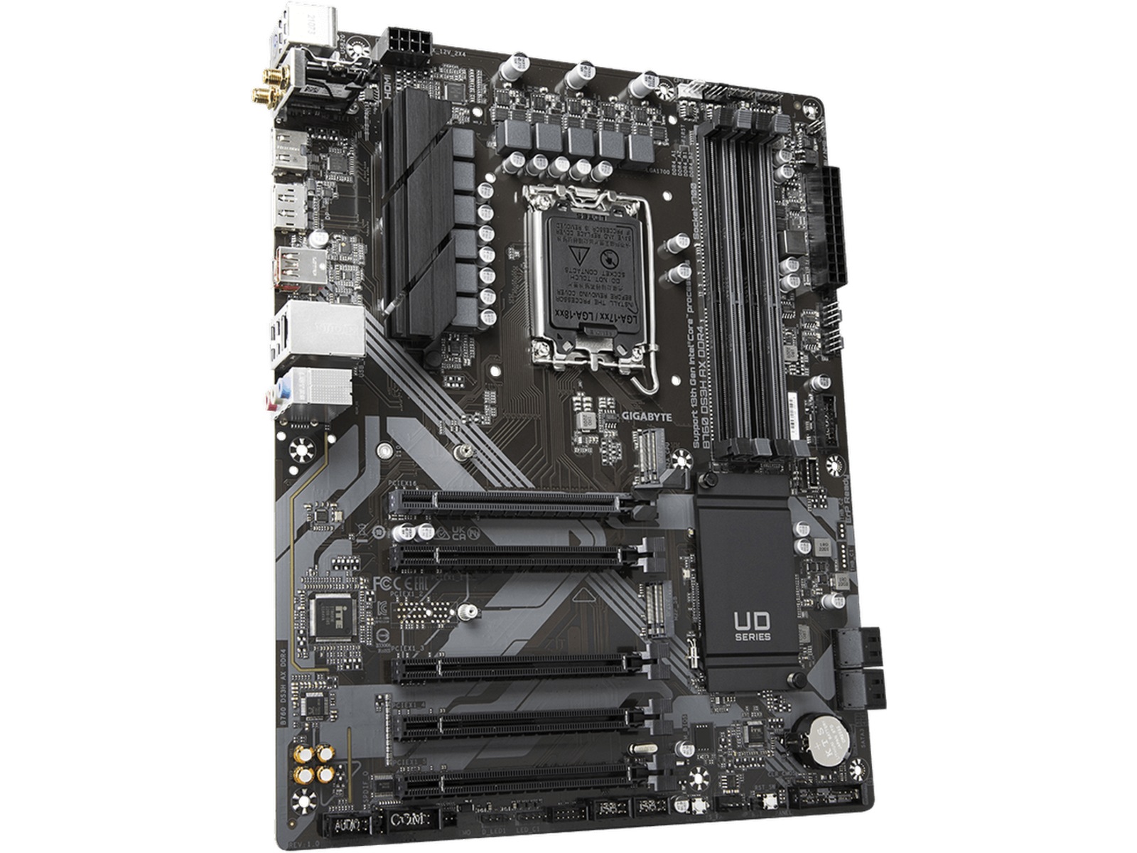 Gigabyte B760 DS3H AX DDR4 Bundkort Intel Socket