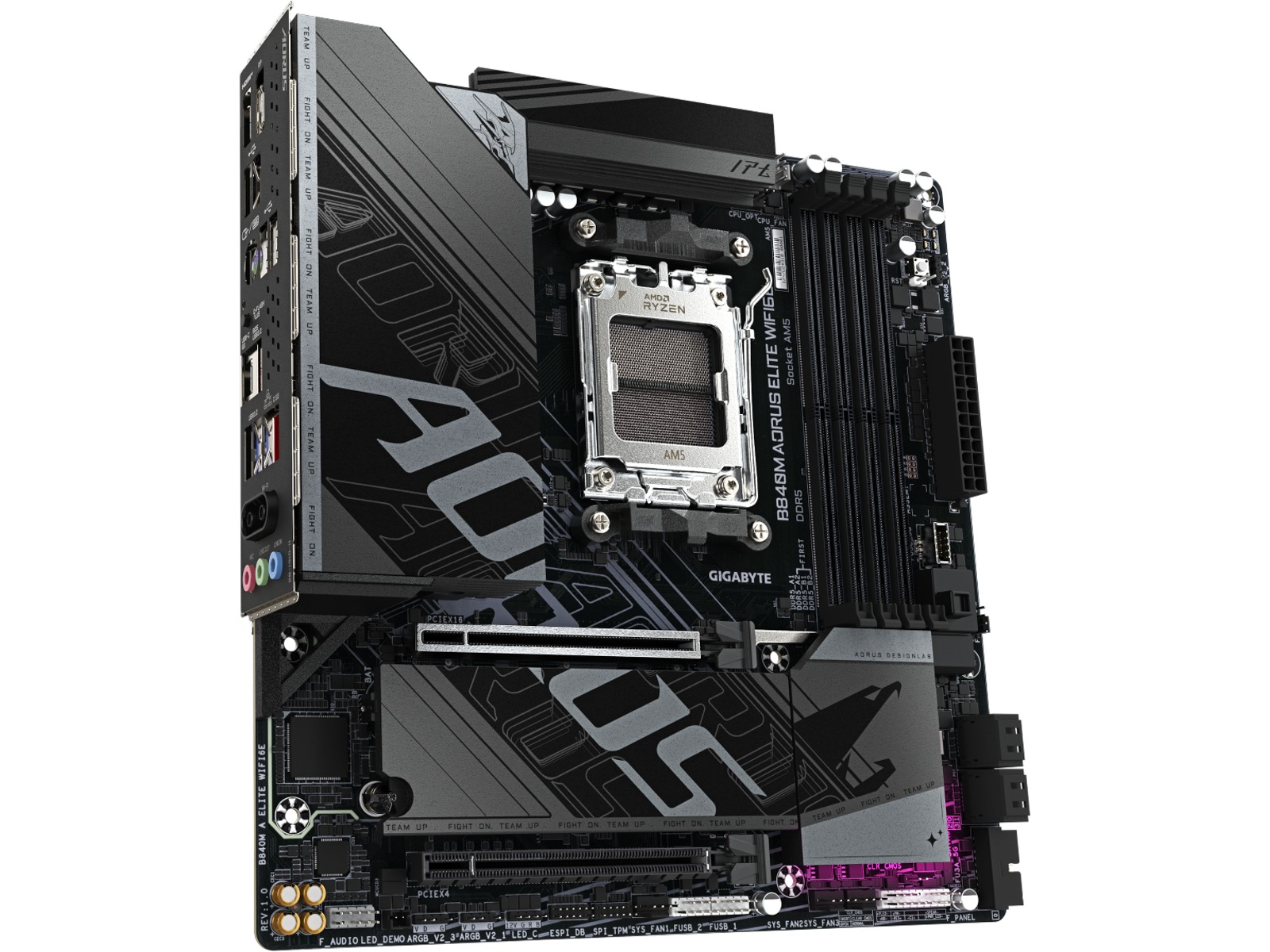 Gigabyte B840M AORUS ELITE WIFI6E Bundkort AMD Socket