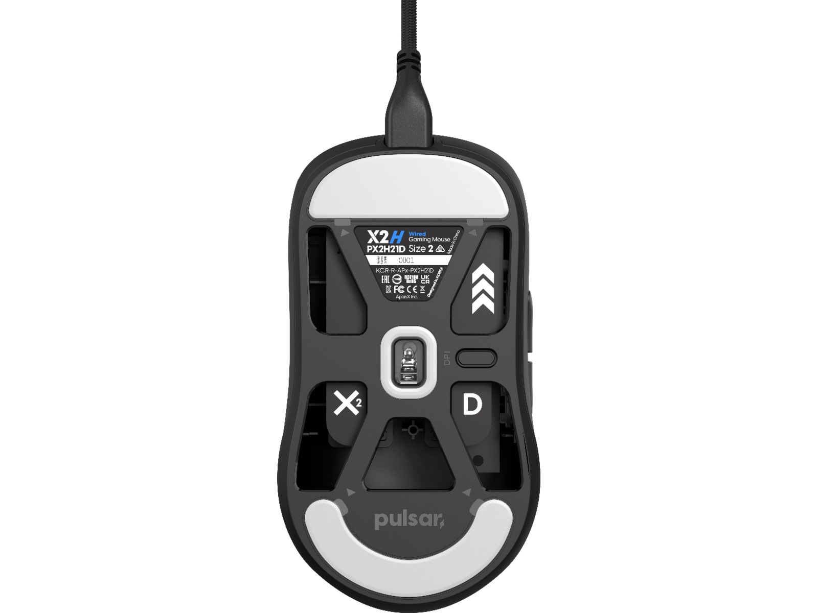 Pulsar X2H Gamingmus (sort) Gamingmus