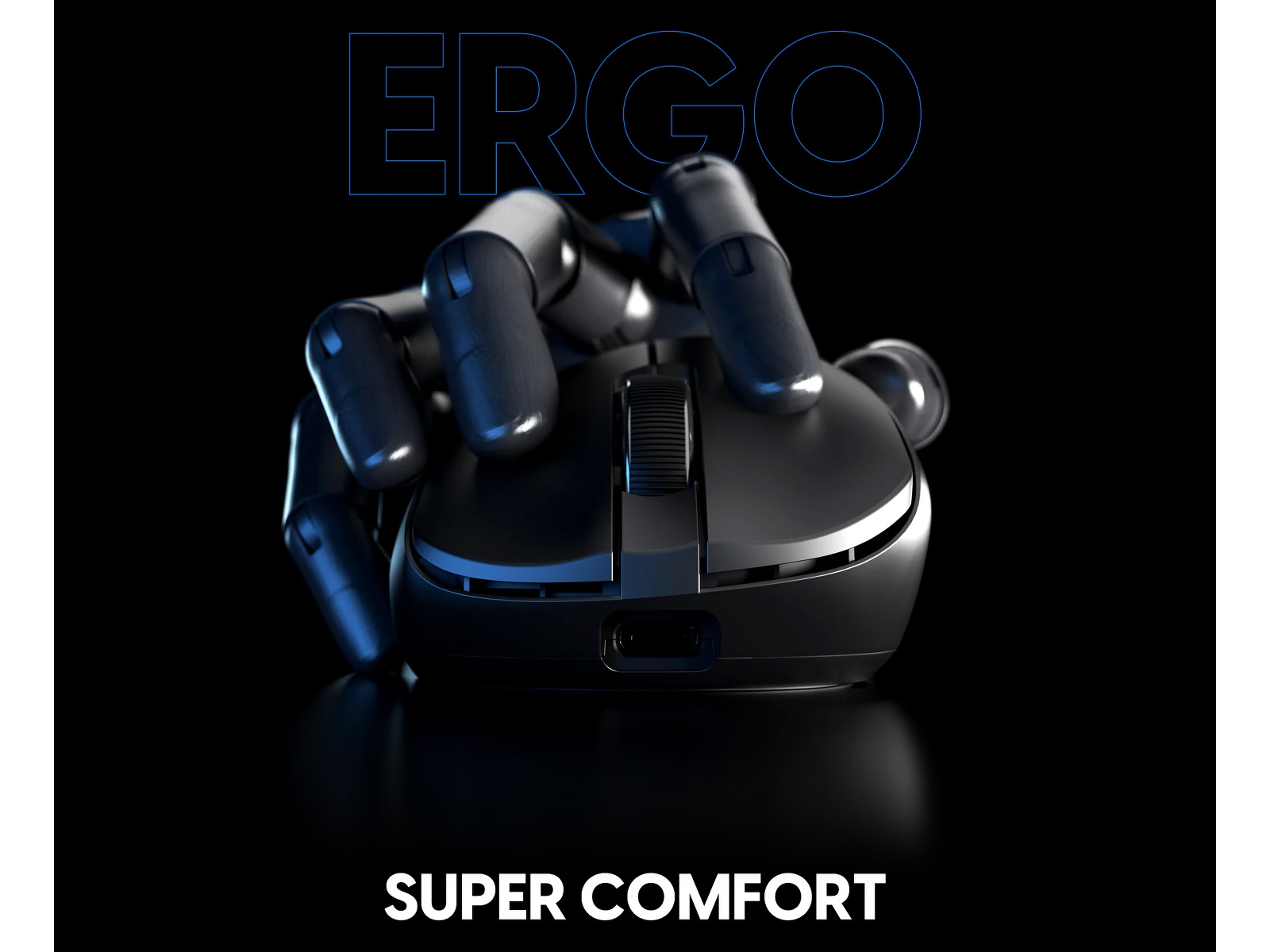 Pulsar Xlite V4 eS Medium trådløs gamingmus (sort) Gamingmus