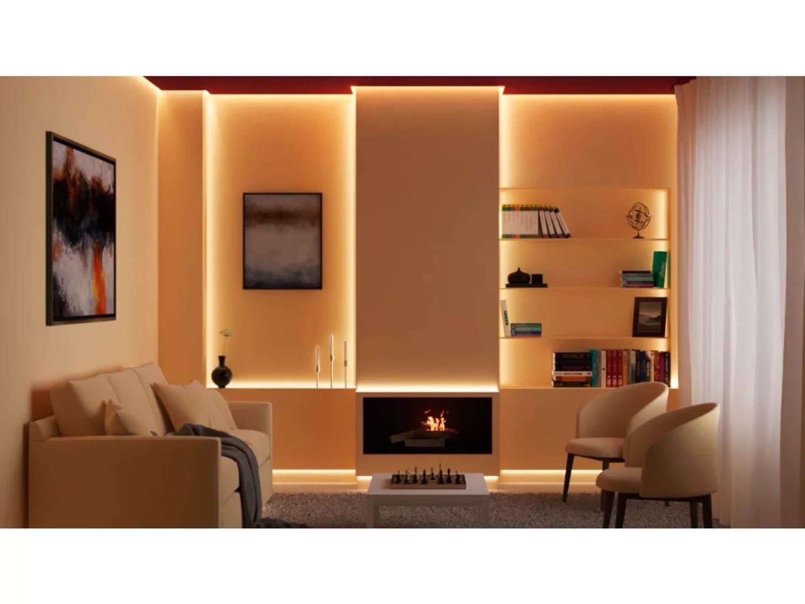 WiZ RGB LED-strip 4m Led strips & underholdning