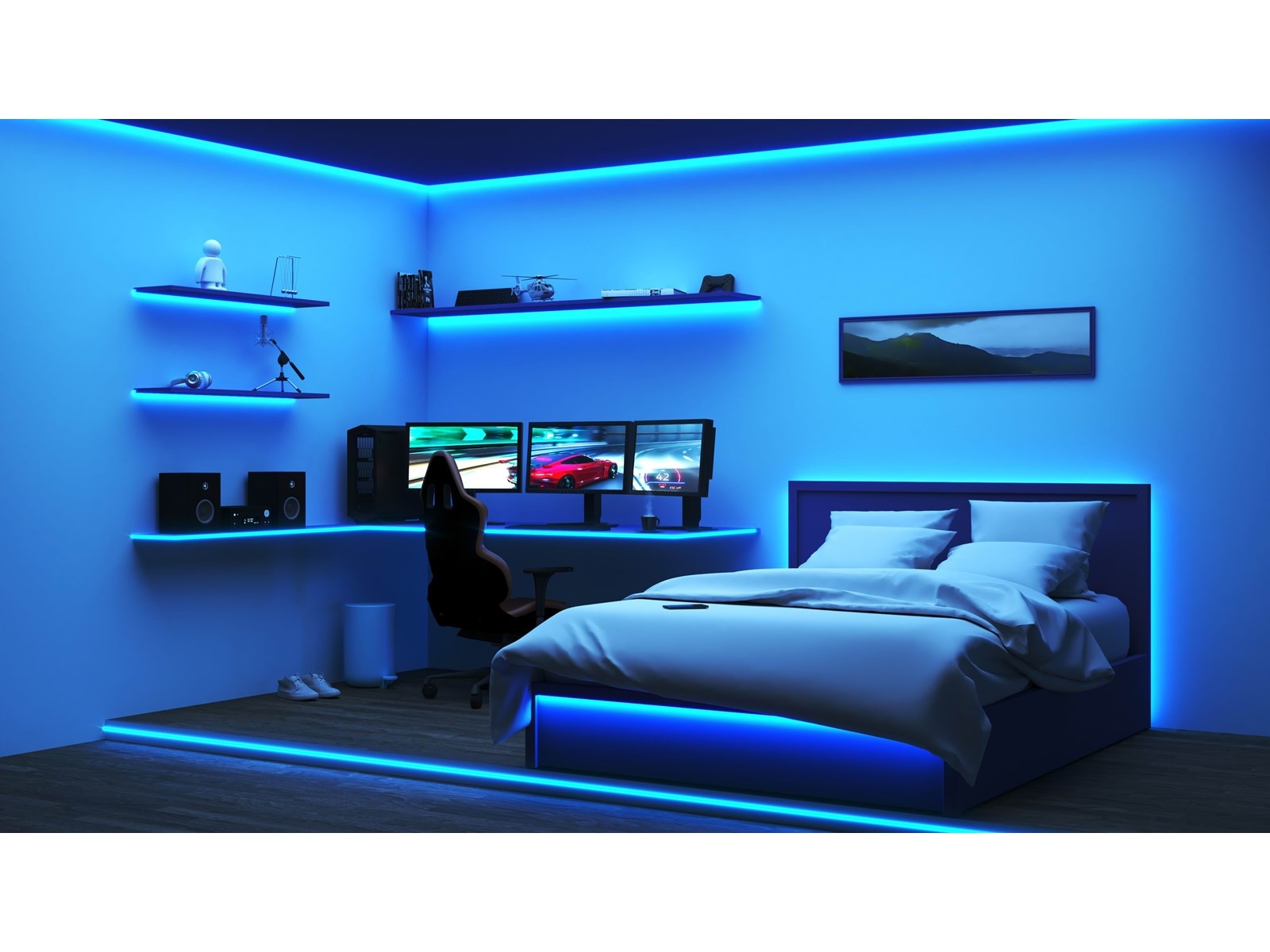 WiZ RGB LED-strip 10m Led strips & underholdning