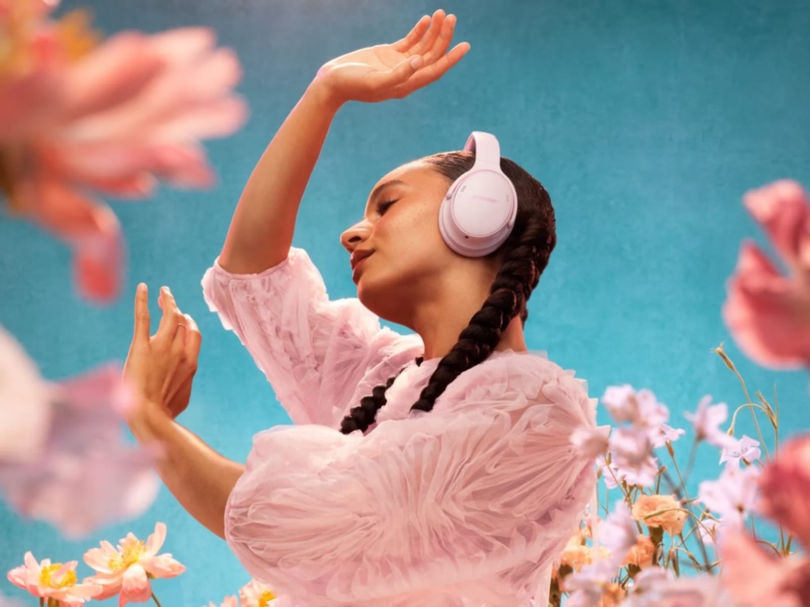 Bose QuietComfort II trådløse hovedtelefoner (petal pink) Høretelefoner