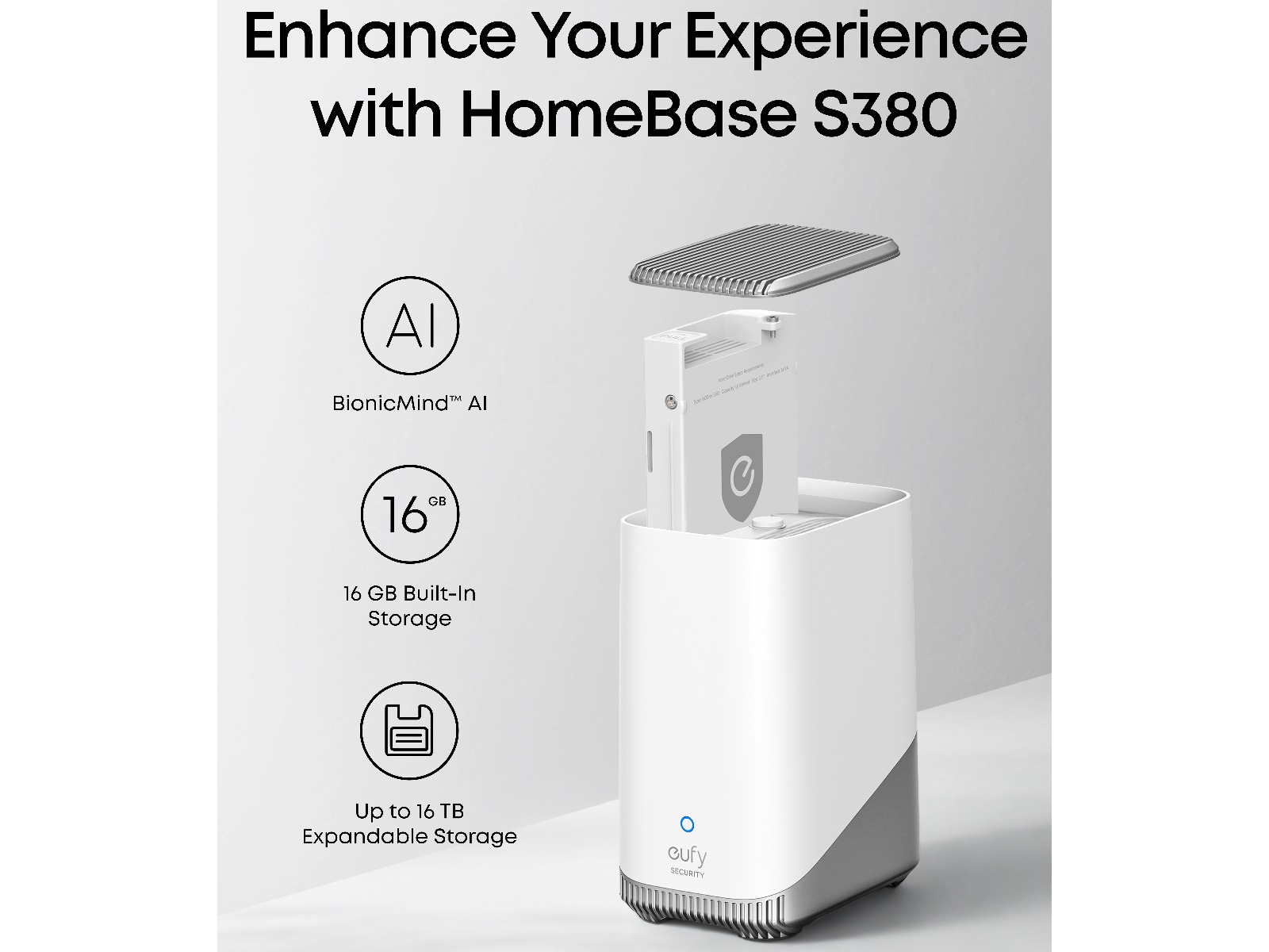 Eufy EufyCam 4x E40 sikkerhedskamera (HomeBase S380) Overvågningskameraer