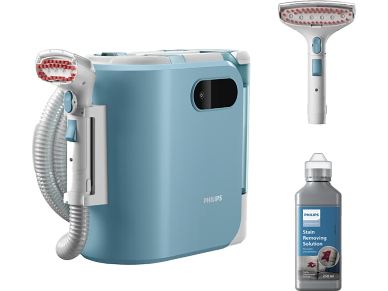 Philips 3000-seriens tæpperenser XW3193/11 (hvid/blå) Damprensere