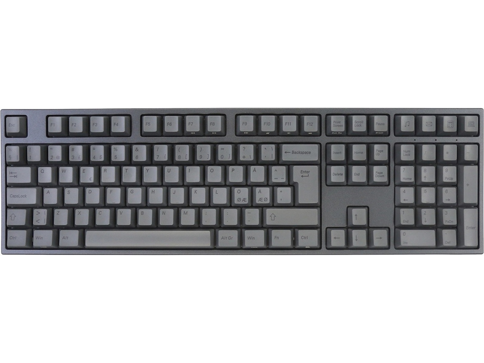 Varmilo APT109 Charcoal V3 Trådløst Gamingtastatur (red) Gamingkeyboard