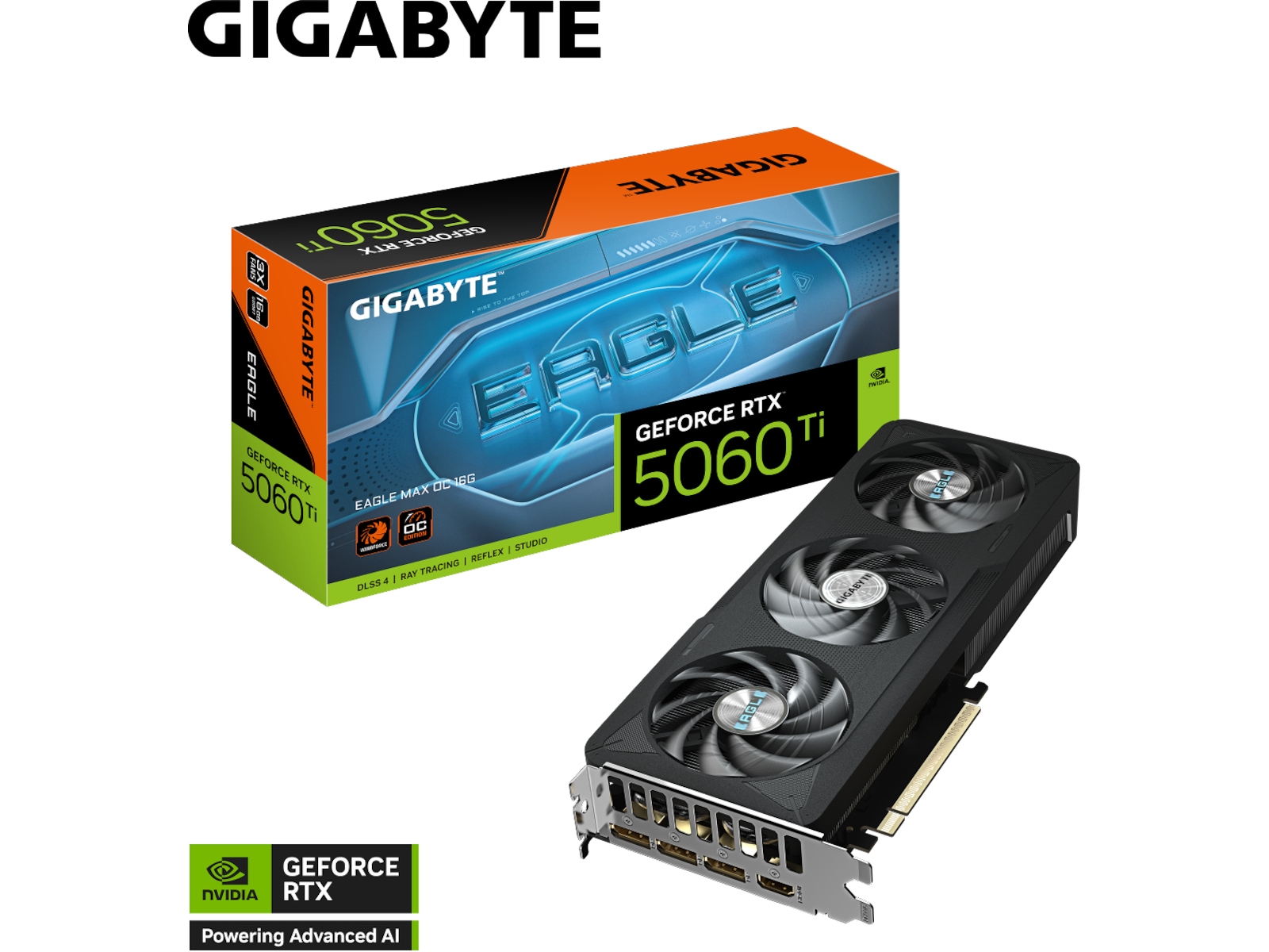 Gigabyte GeForce RTX 5060 Ti Eagle Max OC Grafikkort