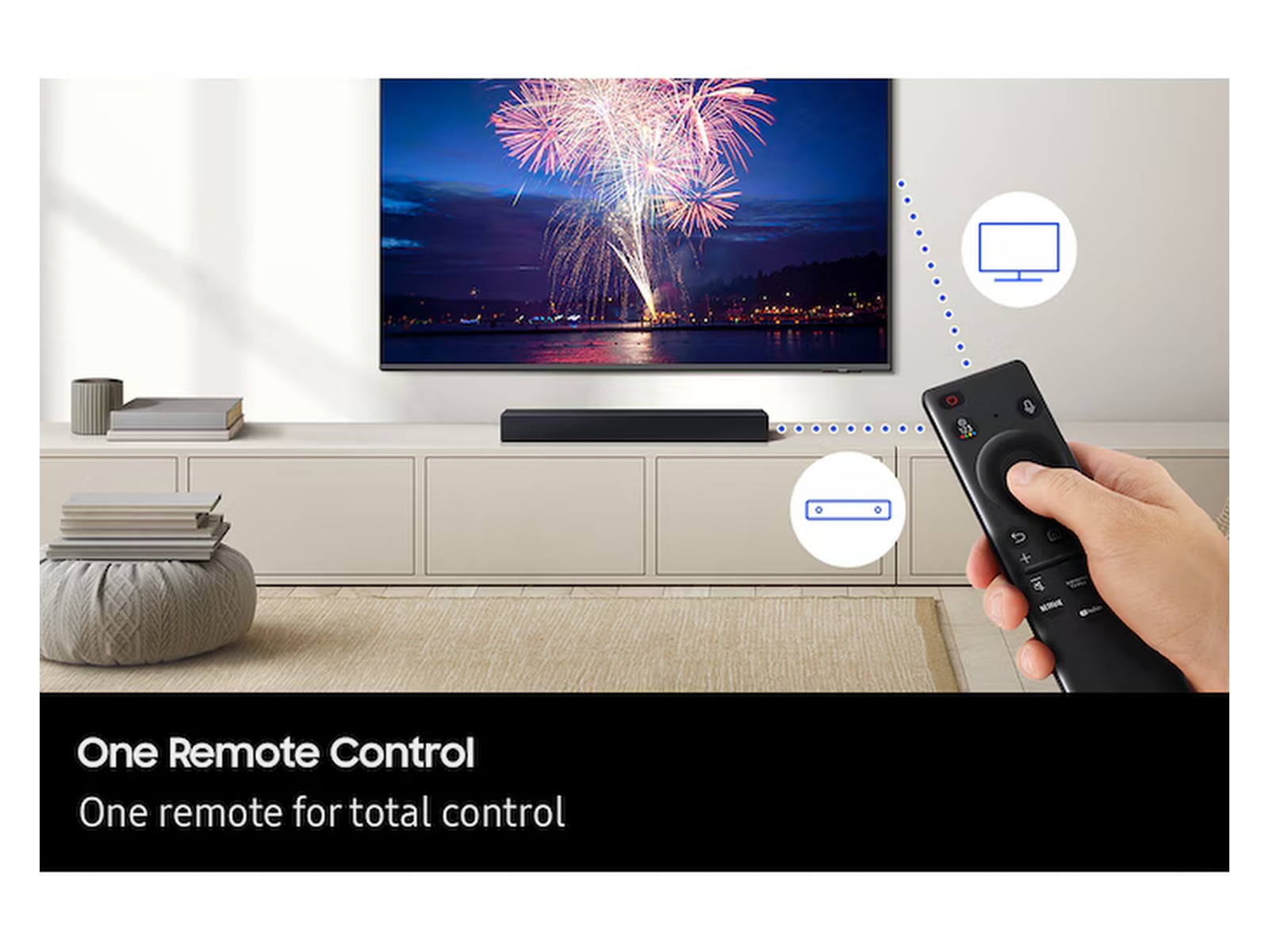 Samsung HW-B410F soundbar med subwoofer (2025) Soundbars