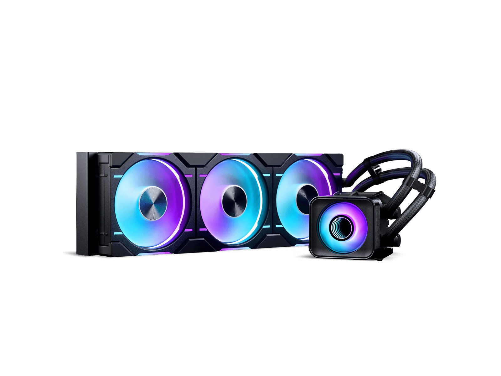 Phanteks Glacier One 360D30 X2 DRGB AIO Køler (sort) CPU - Vandkøling