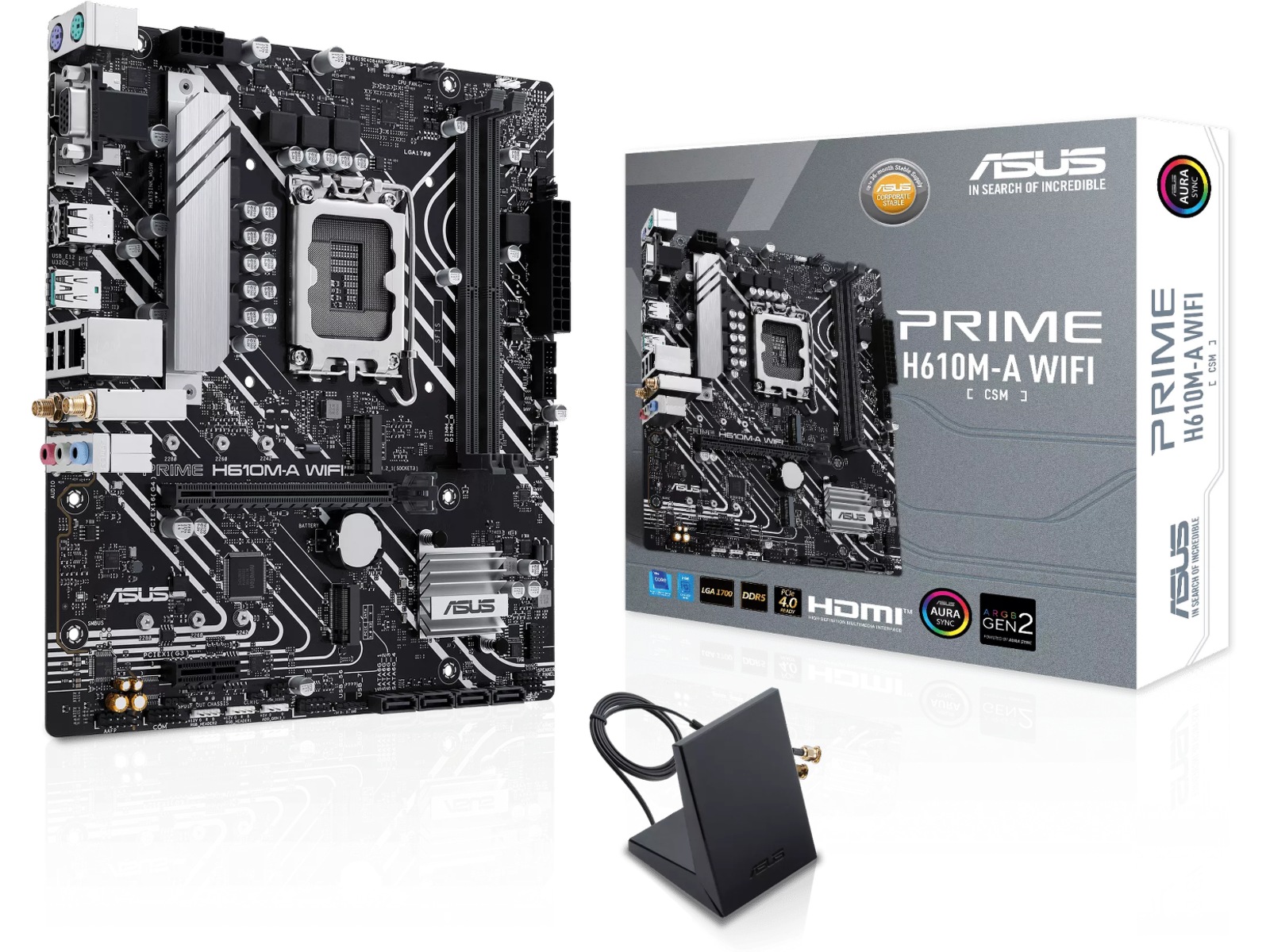 ASUS PRIME H610M-A WIFI Bundkort Intel Socket