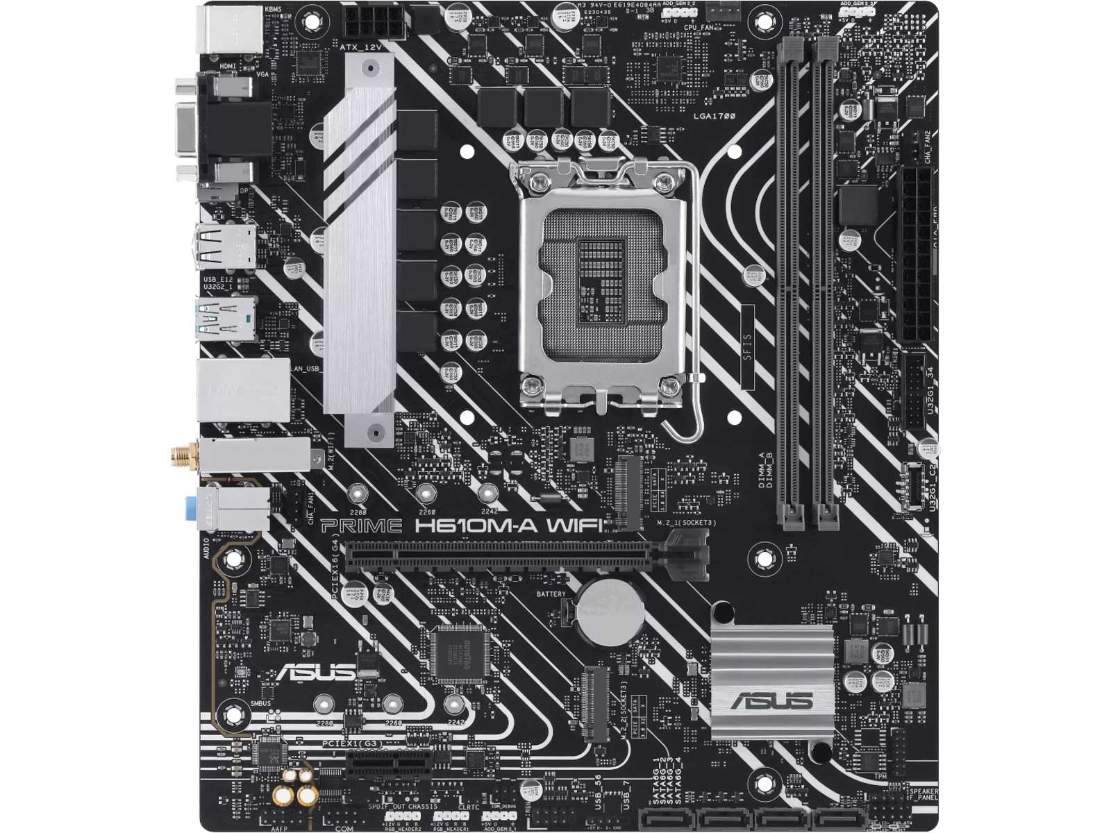 ASUS PRIME H610M-A WIFI Bundkort Intel Socket