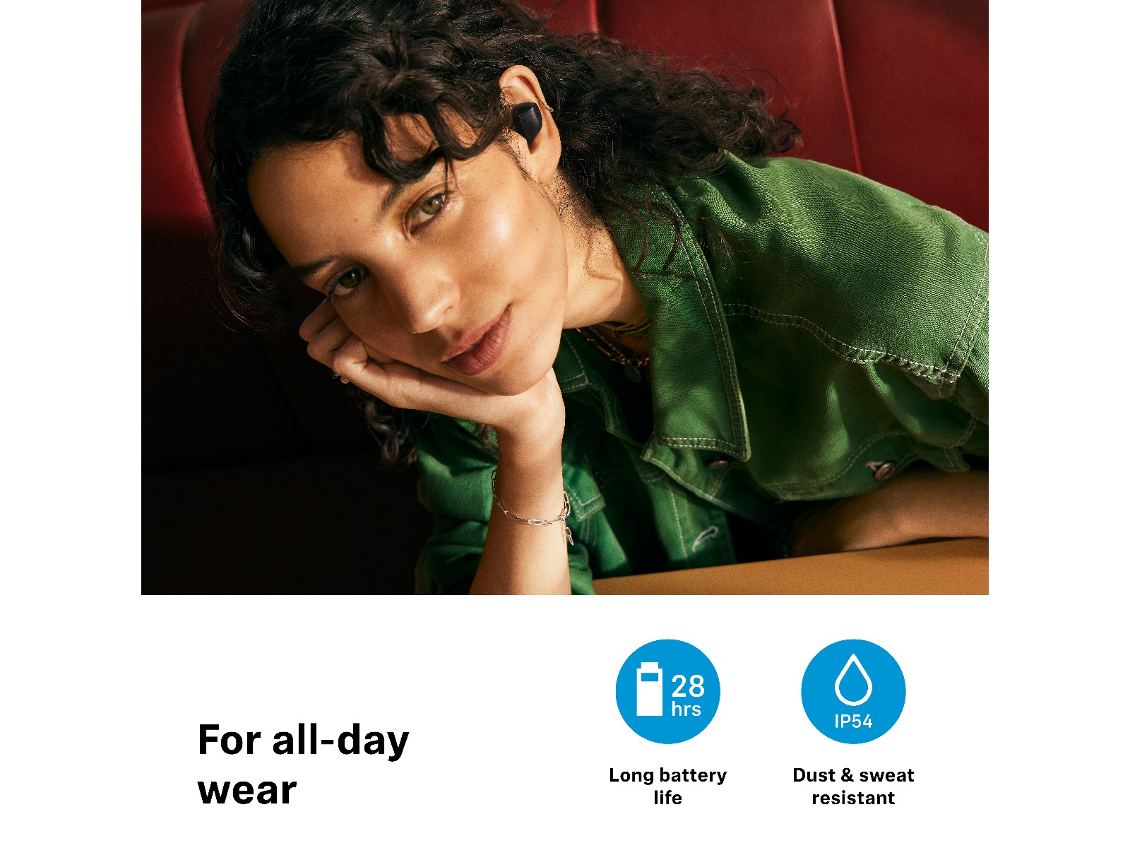 Sennheiser Accentum True Wireless trådløse høretelefoner, Earbuds (hvid) In-ear høretelefoner