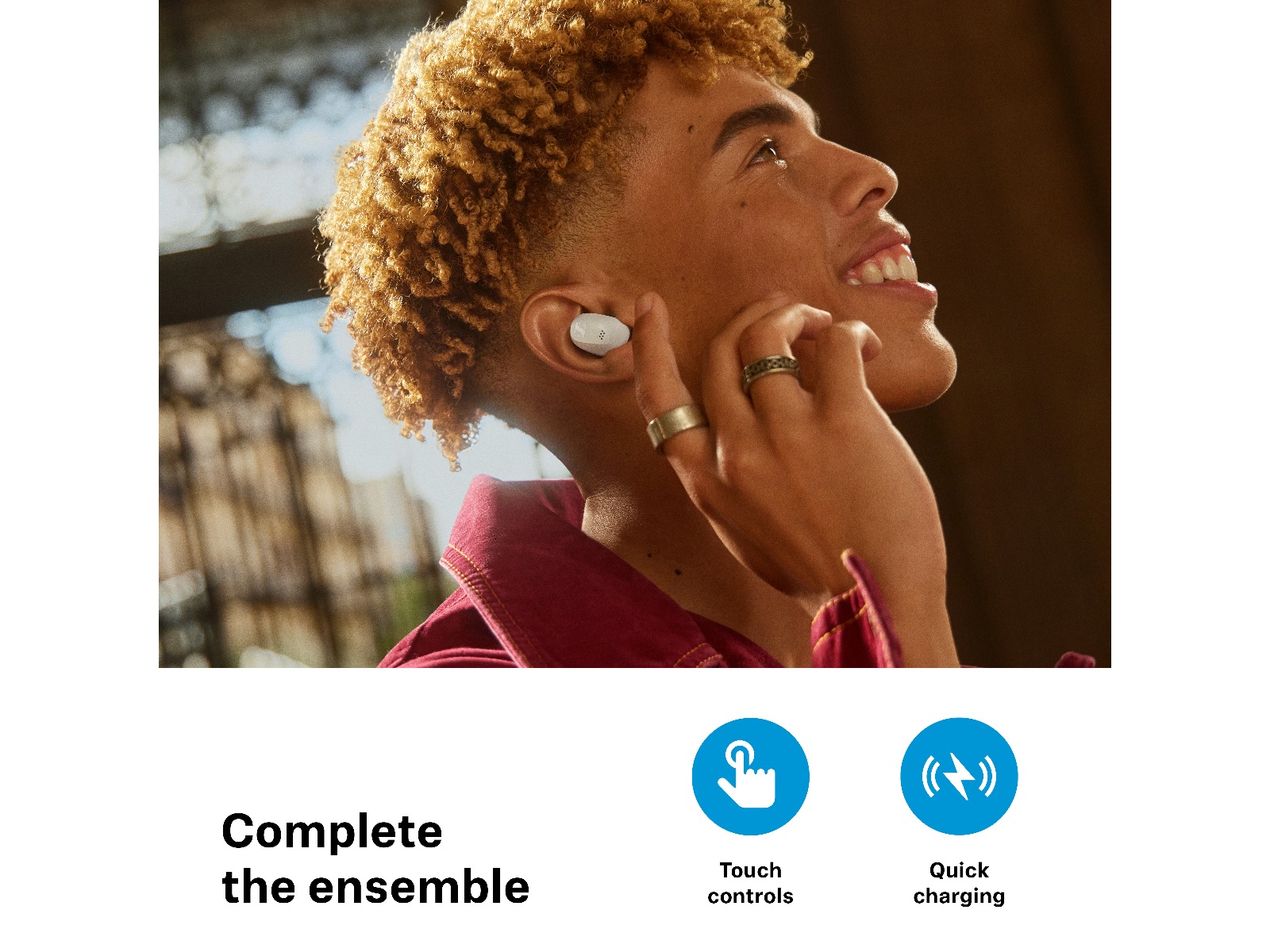 Sennheiser Accentum True Wireless trådløse høretelefoner, Earbuds (hvid) In-ear høretelefoner