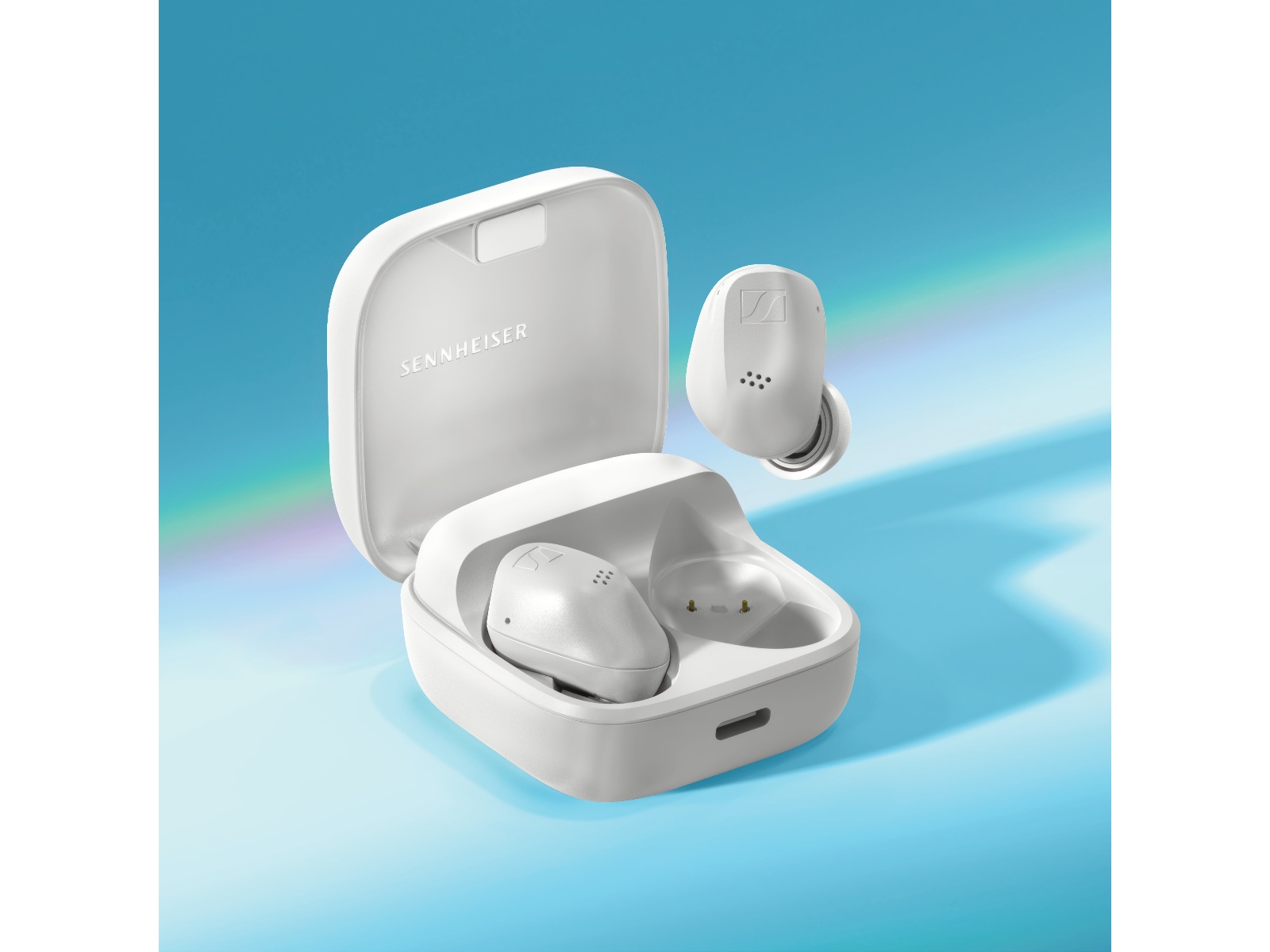 Sennheiser Accentum True Wireless trådløse høretelefoner, Earbuds (hvid) In-ear høretelefoner