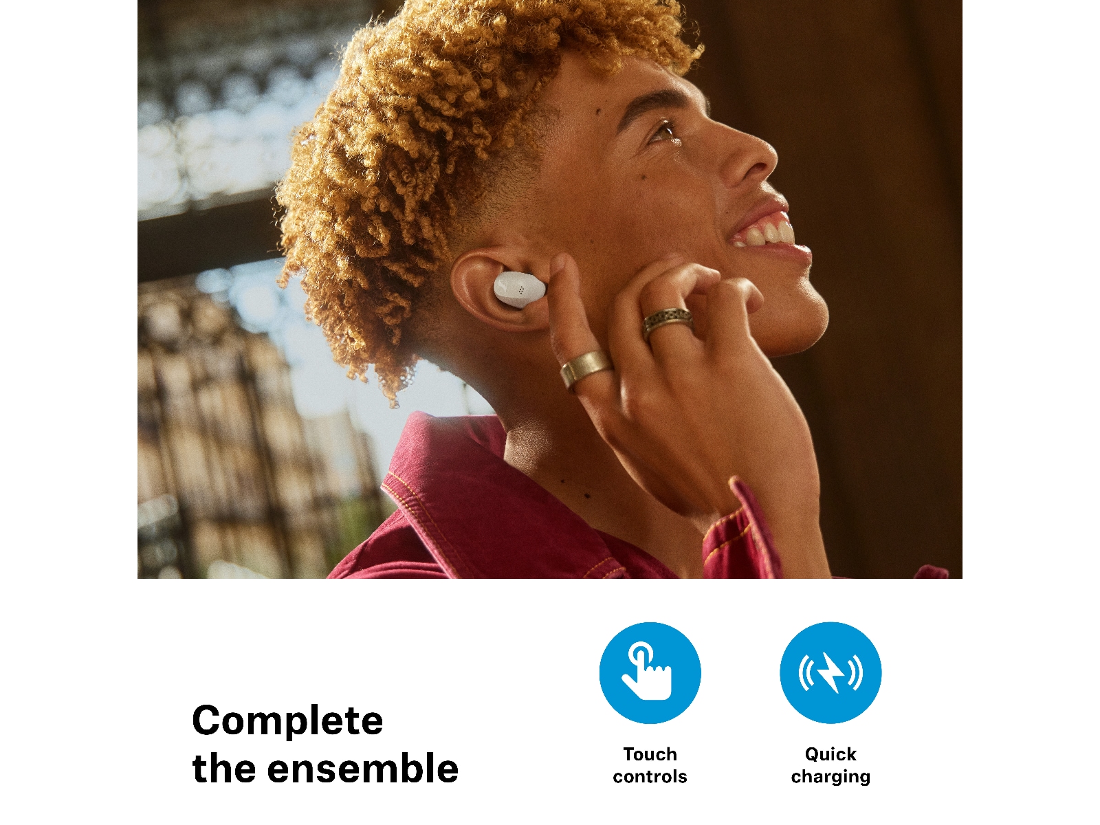 Sennheiser Accentum True Wireless trådløse høretelefoner, Earbuds (sort) In-ear høretelefoner