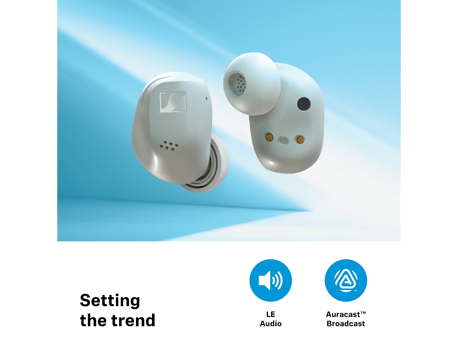 Sennheiser Accentum True Wireless trådløse høretelefoner, Earbuds (sort) In-ear høretelefoner