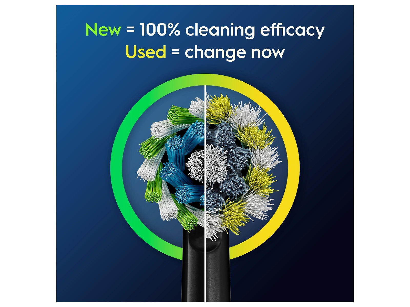 Oral-B Pro Cross Action Black Børstehoveder (5 stk) Tandbørstehoveder