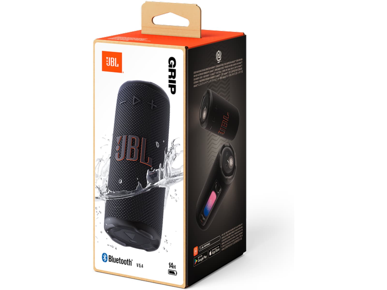JBL Grip trådløs Bluetooth-højttaler (sort) Trådløs / Bluetooth højttaler